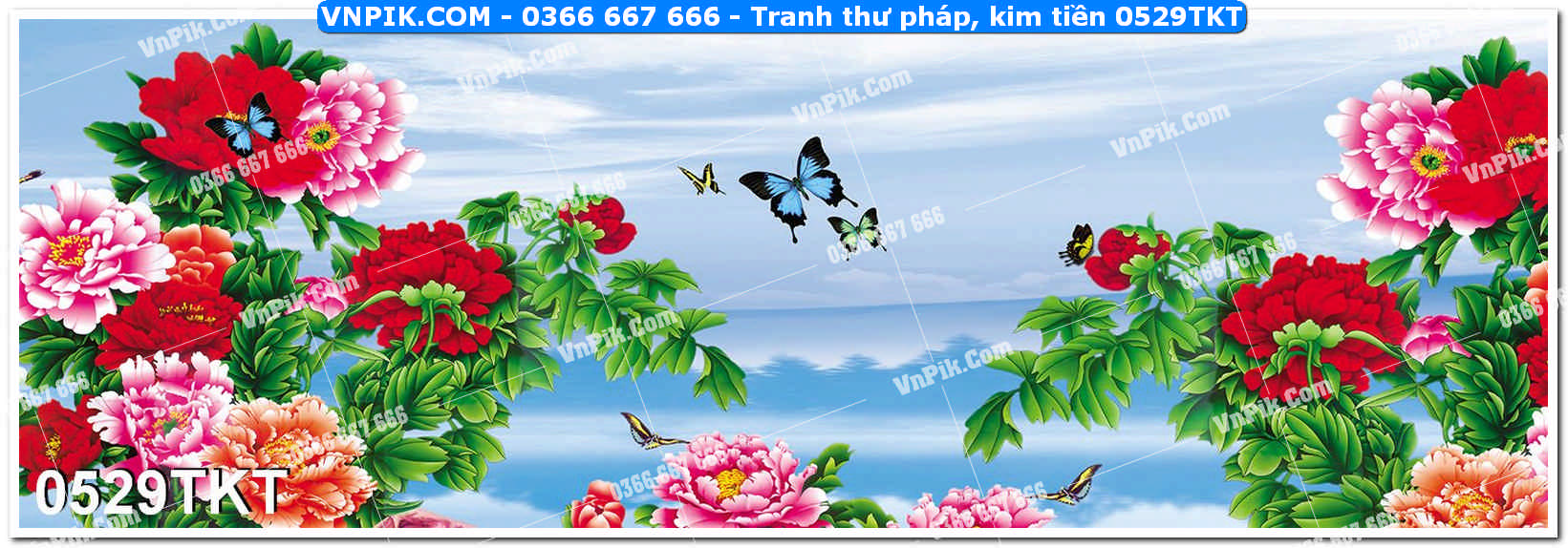Tranh Thư Pháp – Kim Tiền 0529TKT