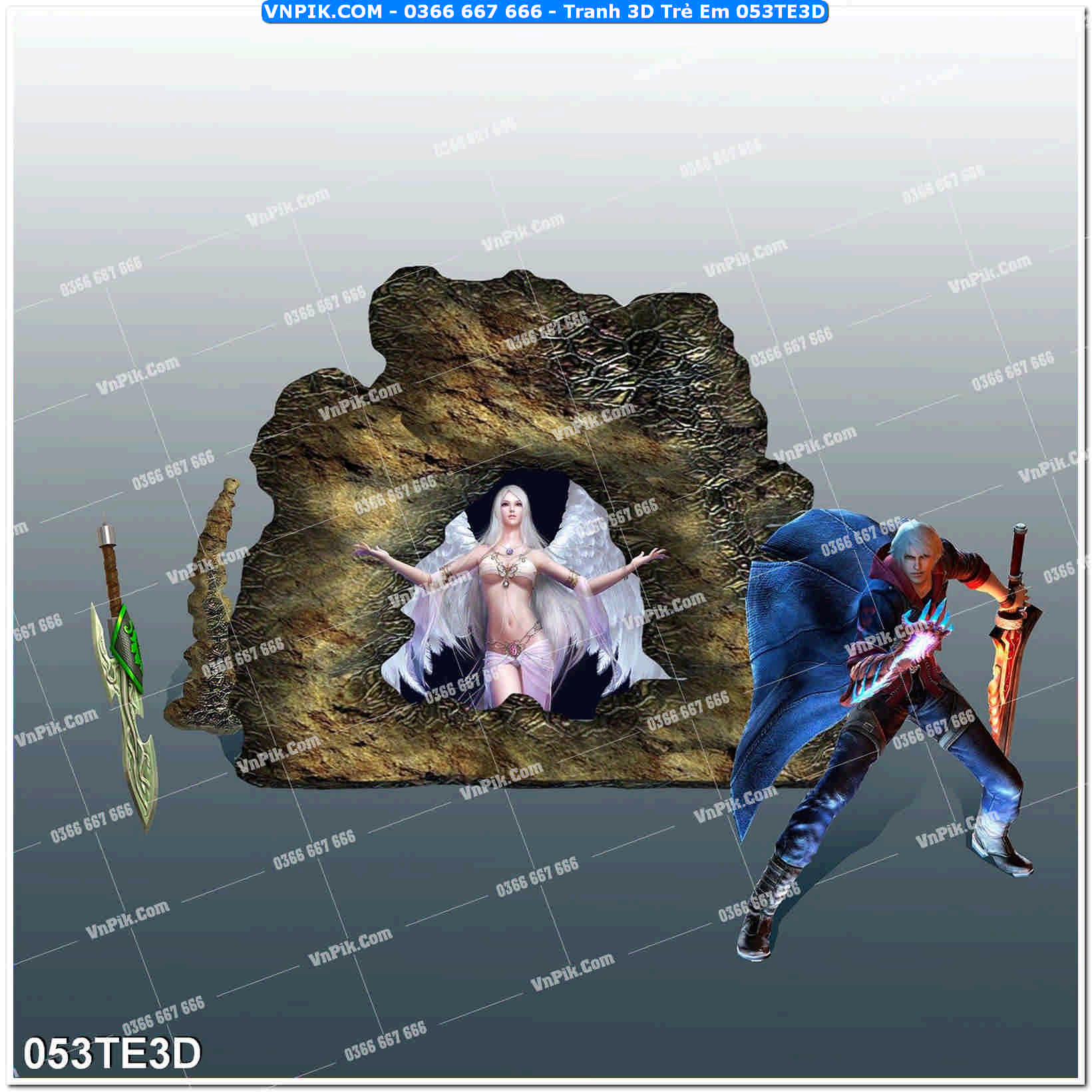 Tranh 3D Trẻ Em 053TE3D