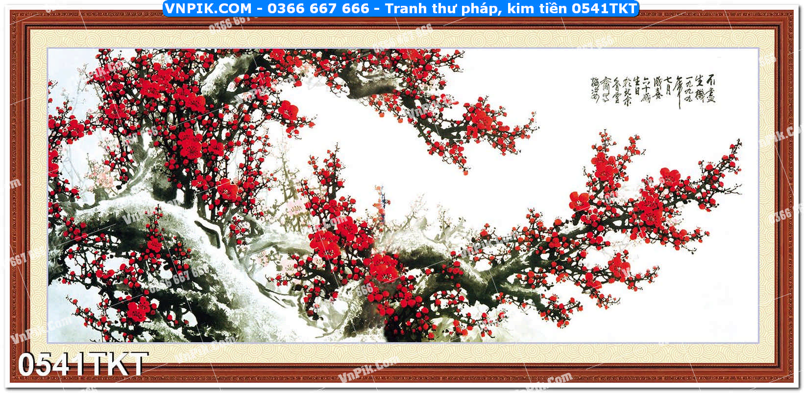 Tranh Thư Pháp – Kim Tiền 0541TKT