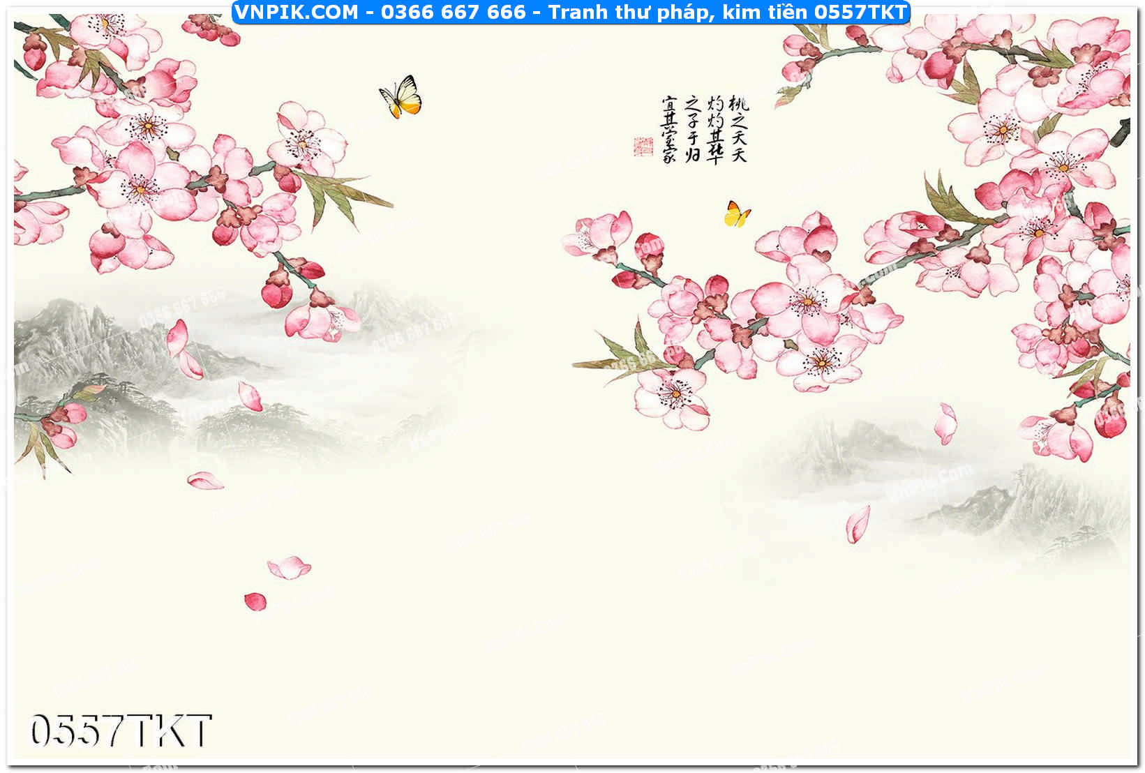 Tranh Thư Pháp – Kim Tiền 0557TKT