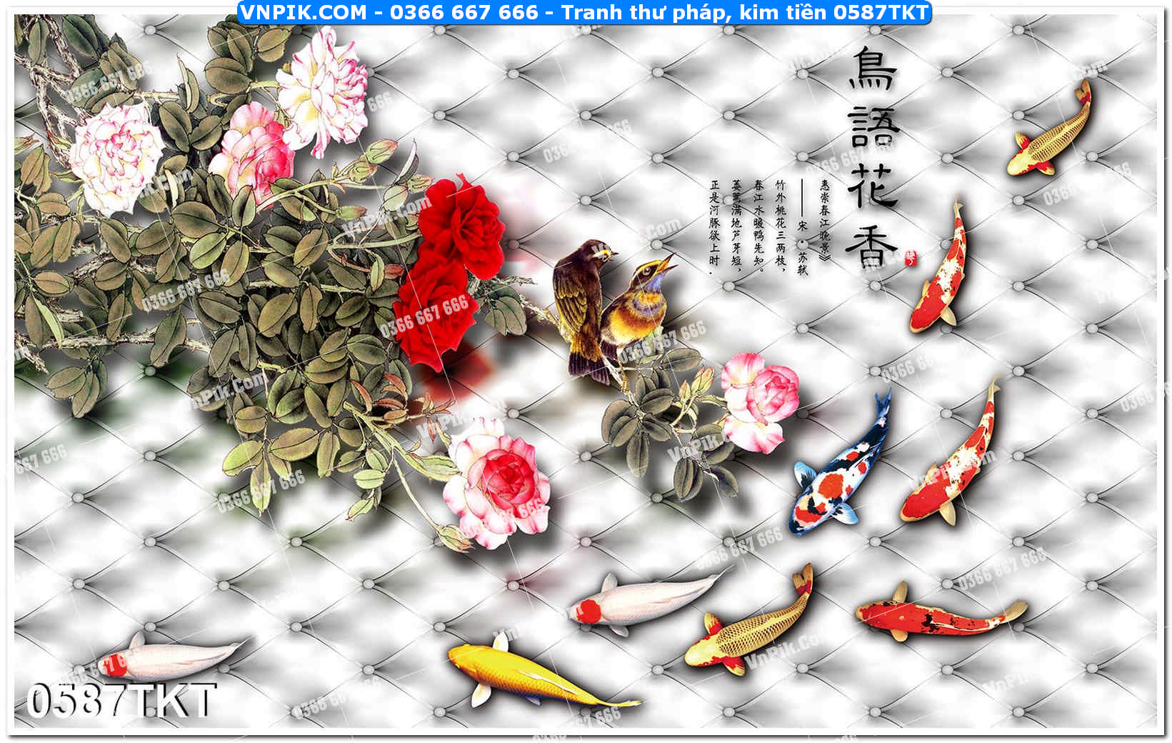 Tranh Thư Pháp – Kim Tiền 0587TKT