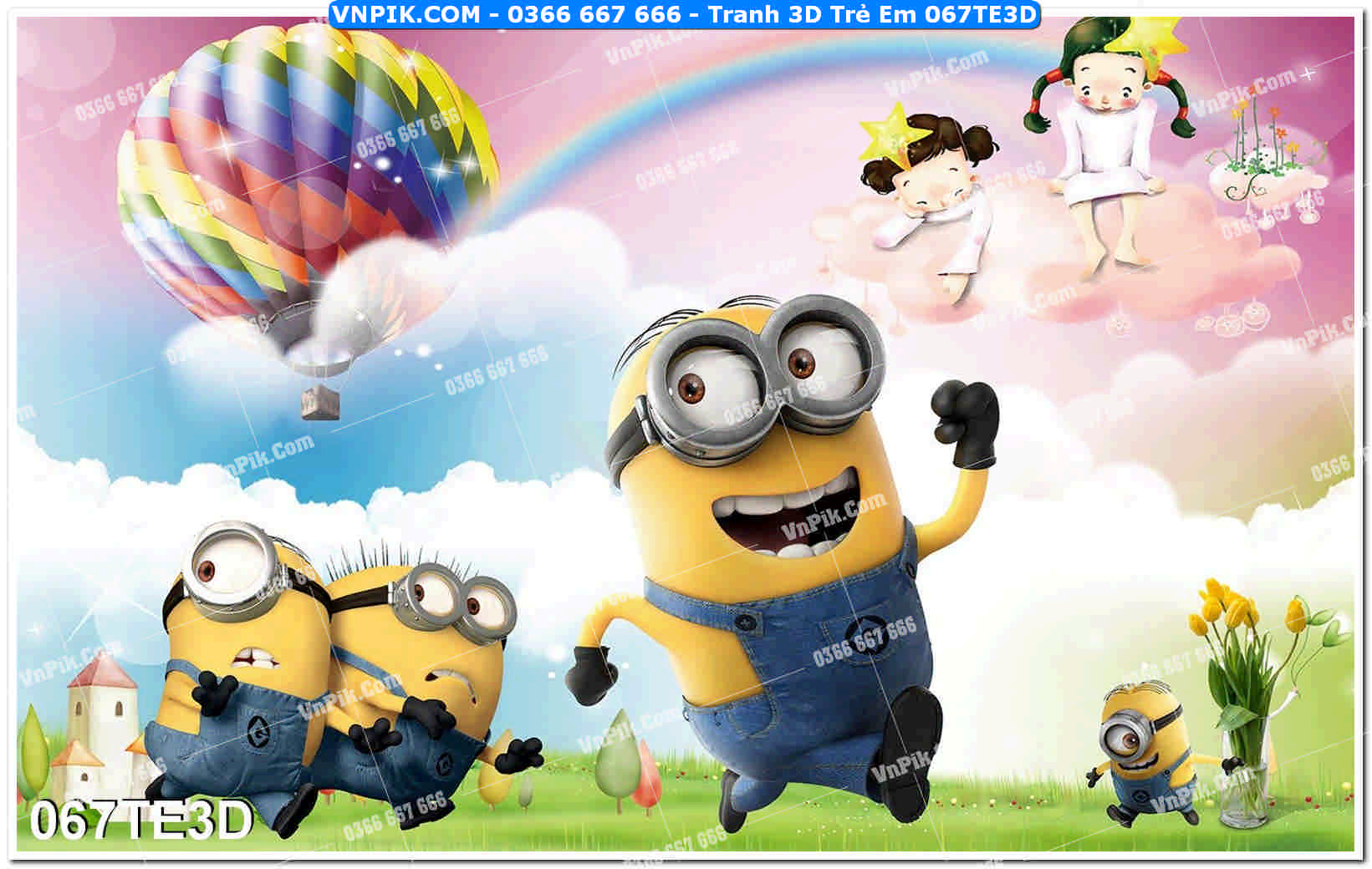 Tranh 3D Trẻ Em 067TE3D