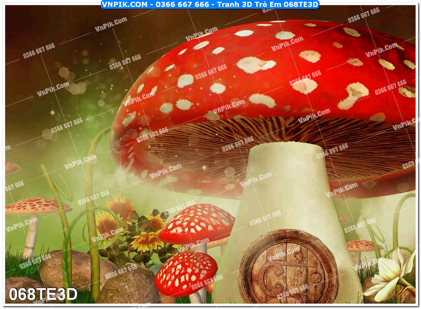 Tranh 3D Trẻ Em 068TE3D