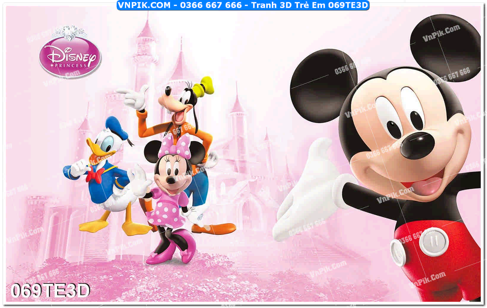 Tranh 3D Trẻ Em 069TE3D