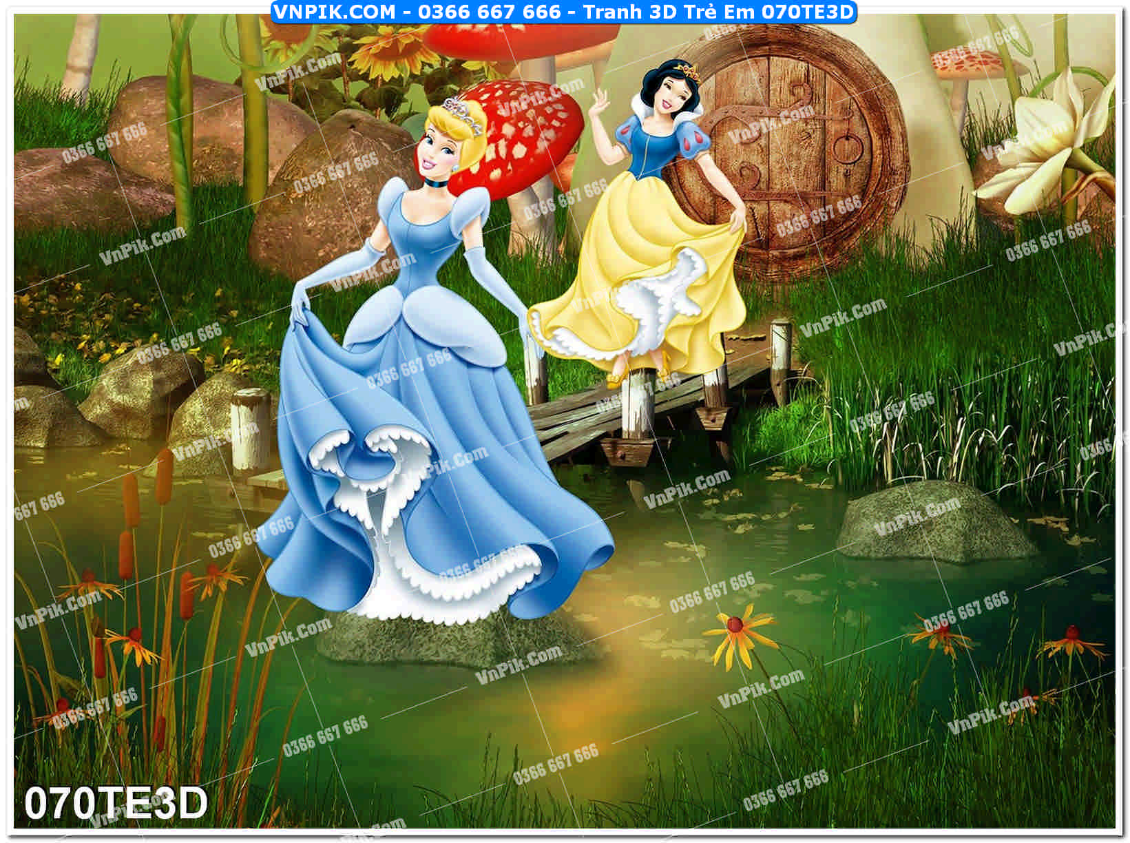 Tranh 3D Trẻ Em 070TE3D