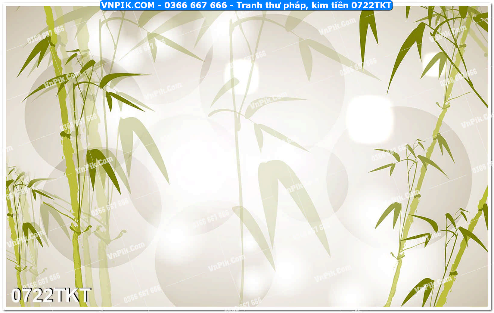 Tranh Thư Pháp – Kim Tiền 0722TKT