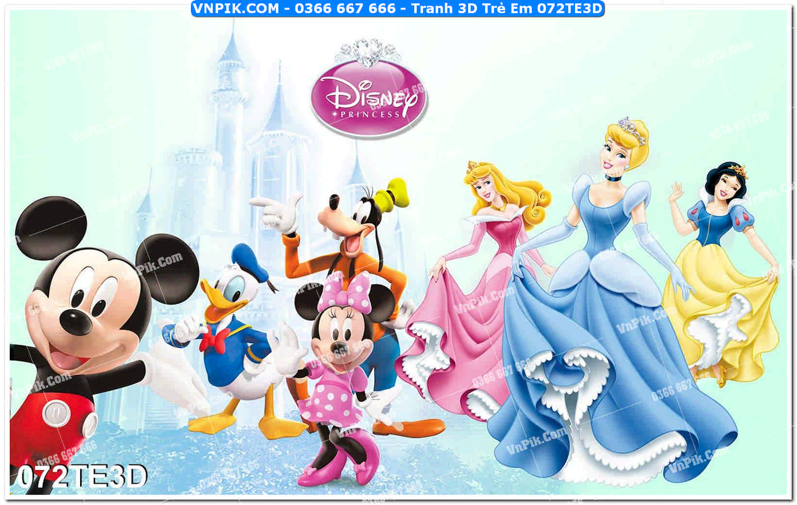 Tranh 3D Trẻ Em 072TE3D