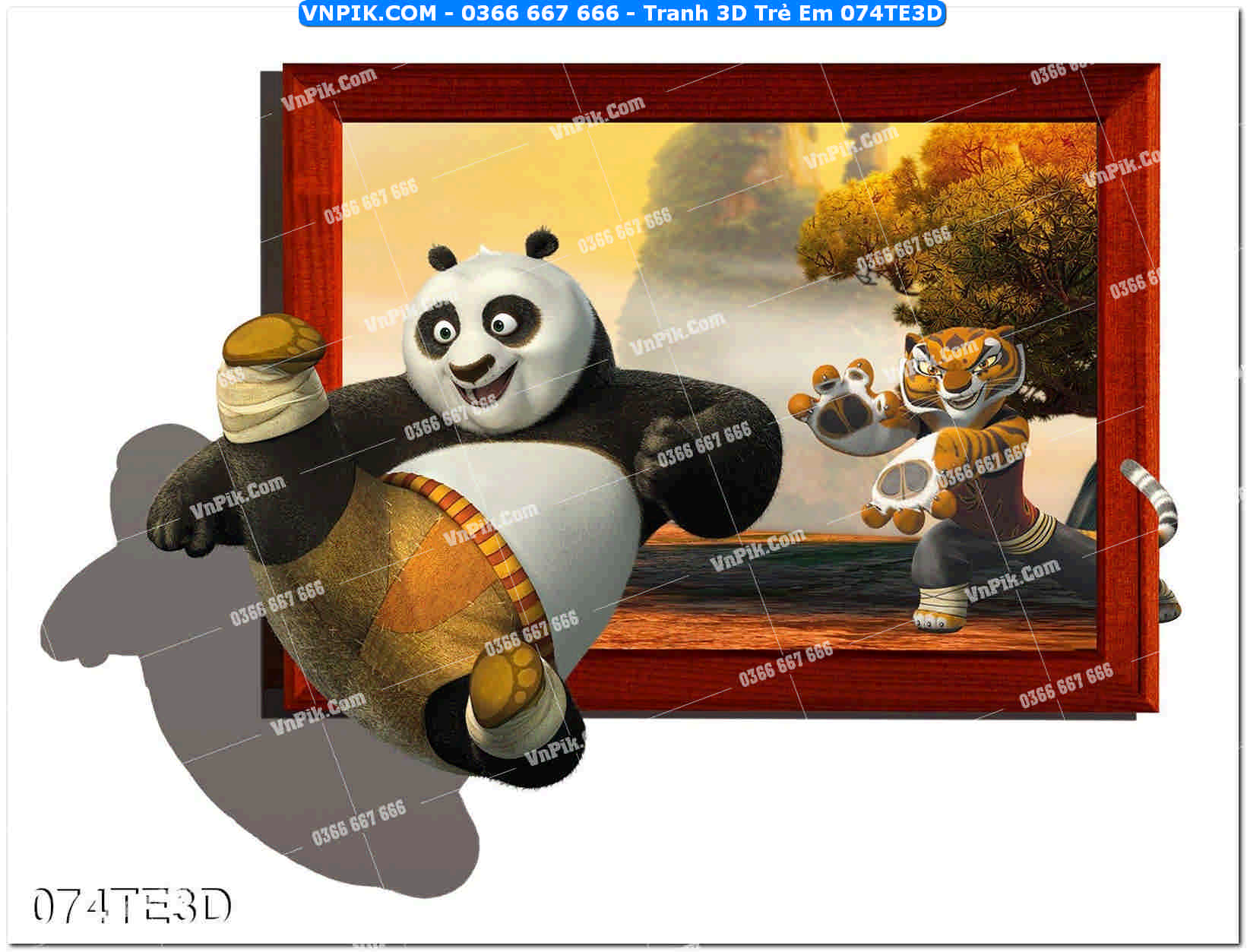 Tranh 3D Trẻ Em 074TE3D