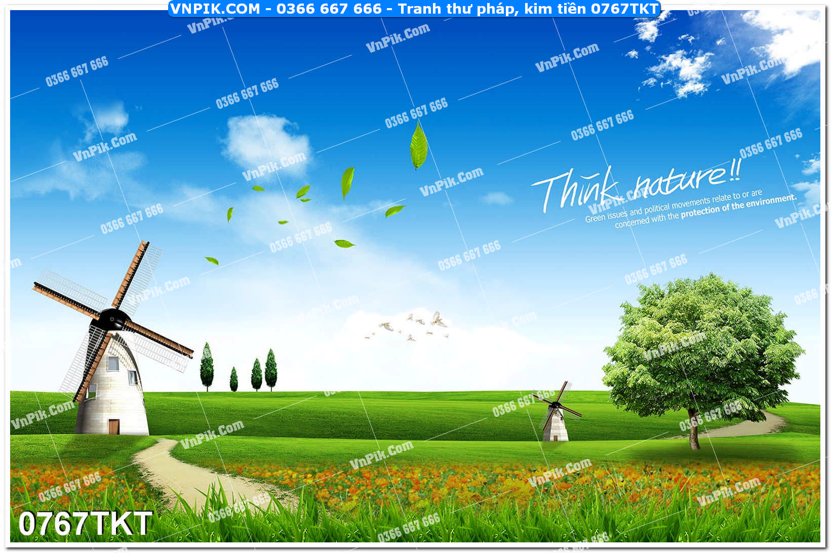 Tranh Thư Pháp – Kim Tiền 0767TKT