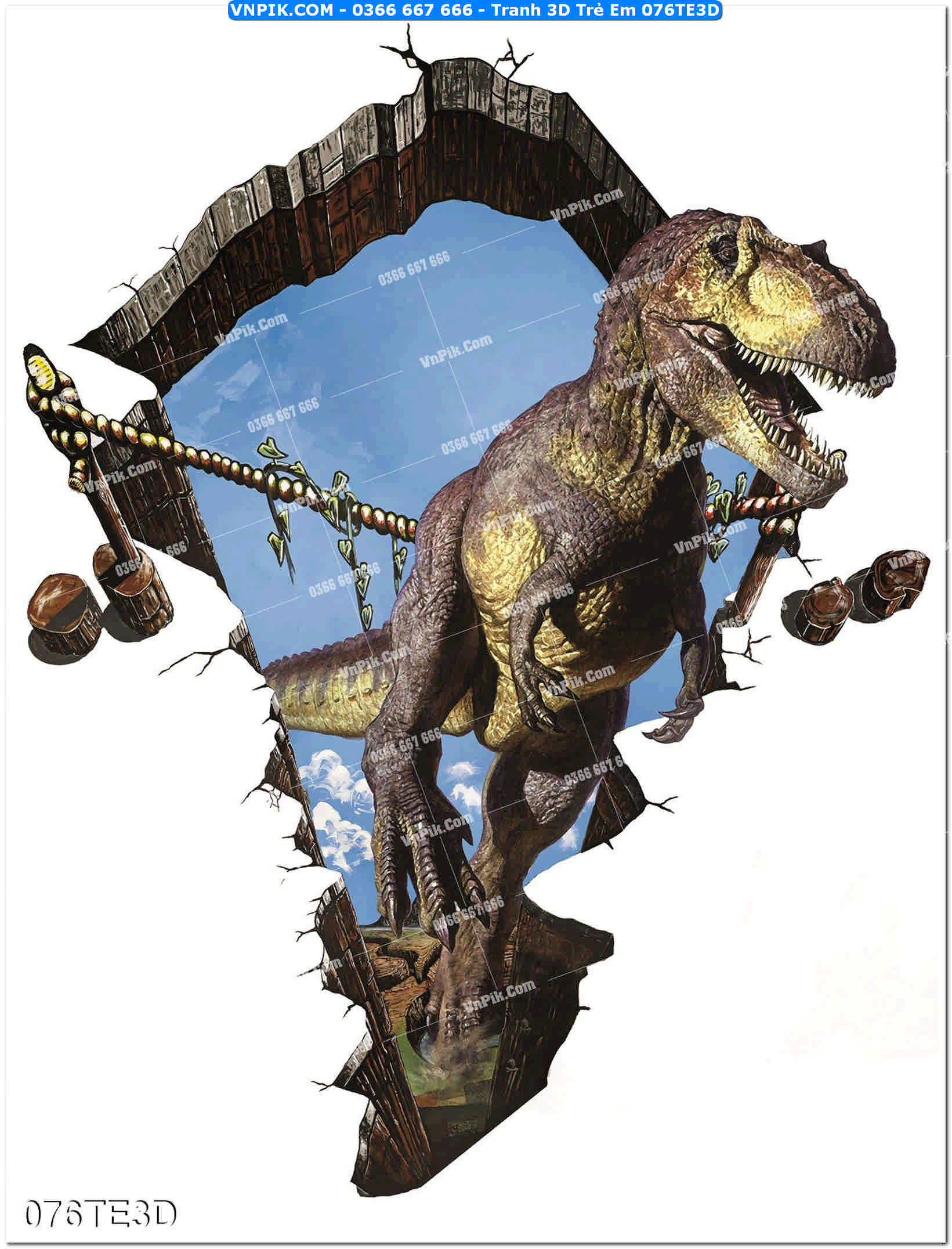 Tranh 3D Trẻ Em 076TE3D