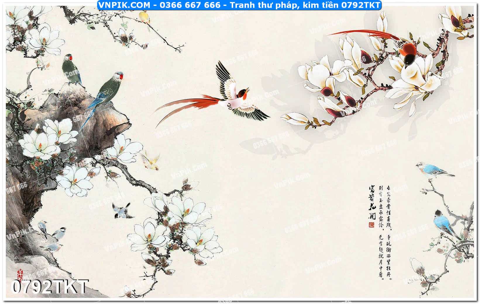 Tranh Thư Pháp – Kim Tiền 0792TKT