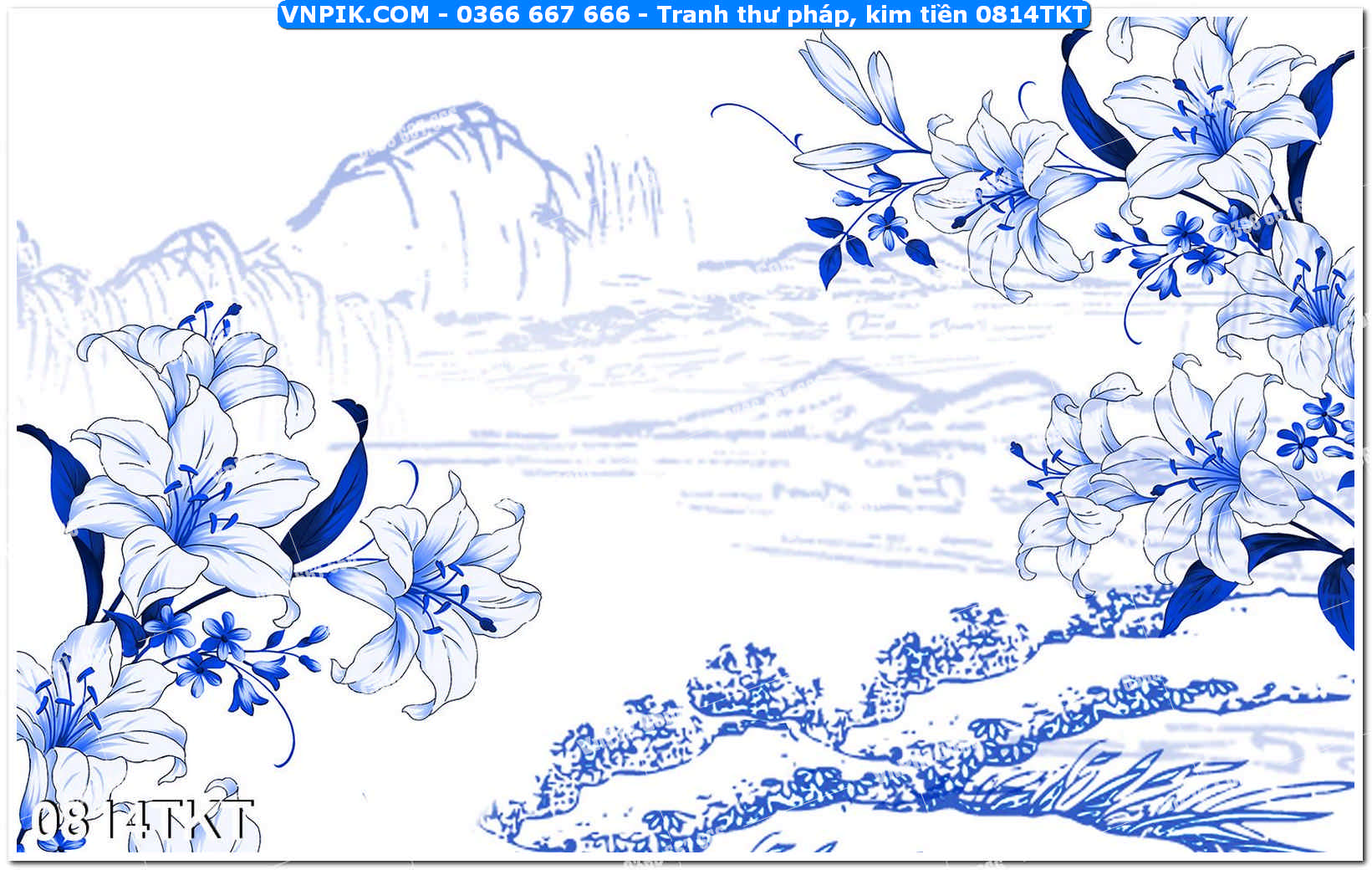 Tranh Thư Pháp – Kim Tiền 0814TKT