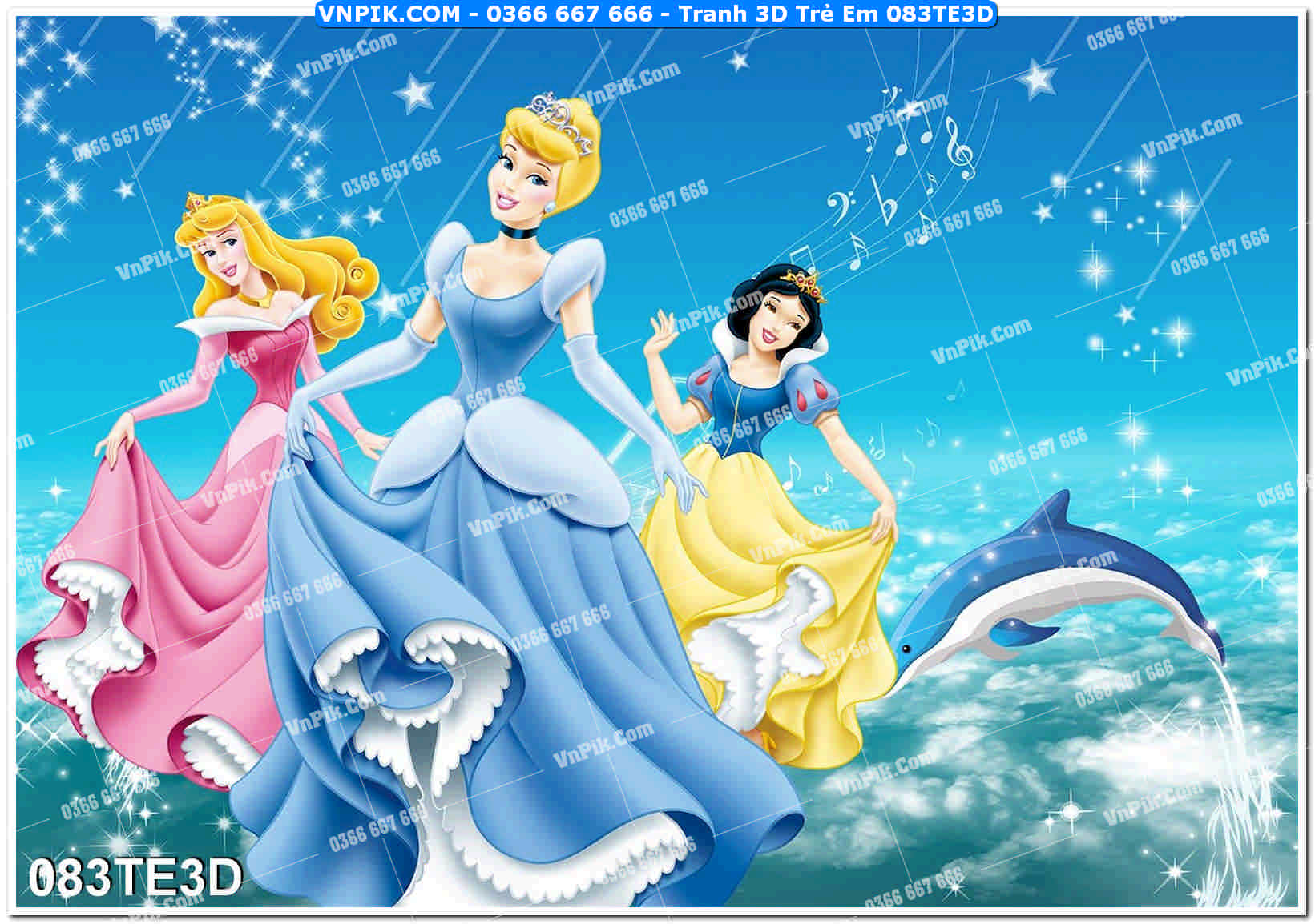 Tranh 3D Trẻ Em 083TE3D