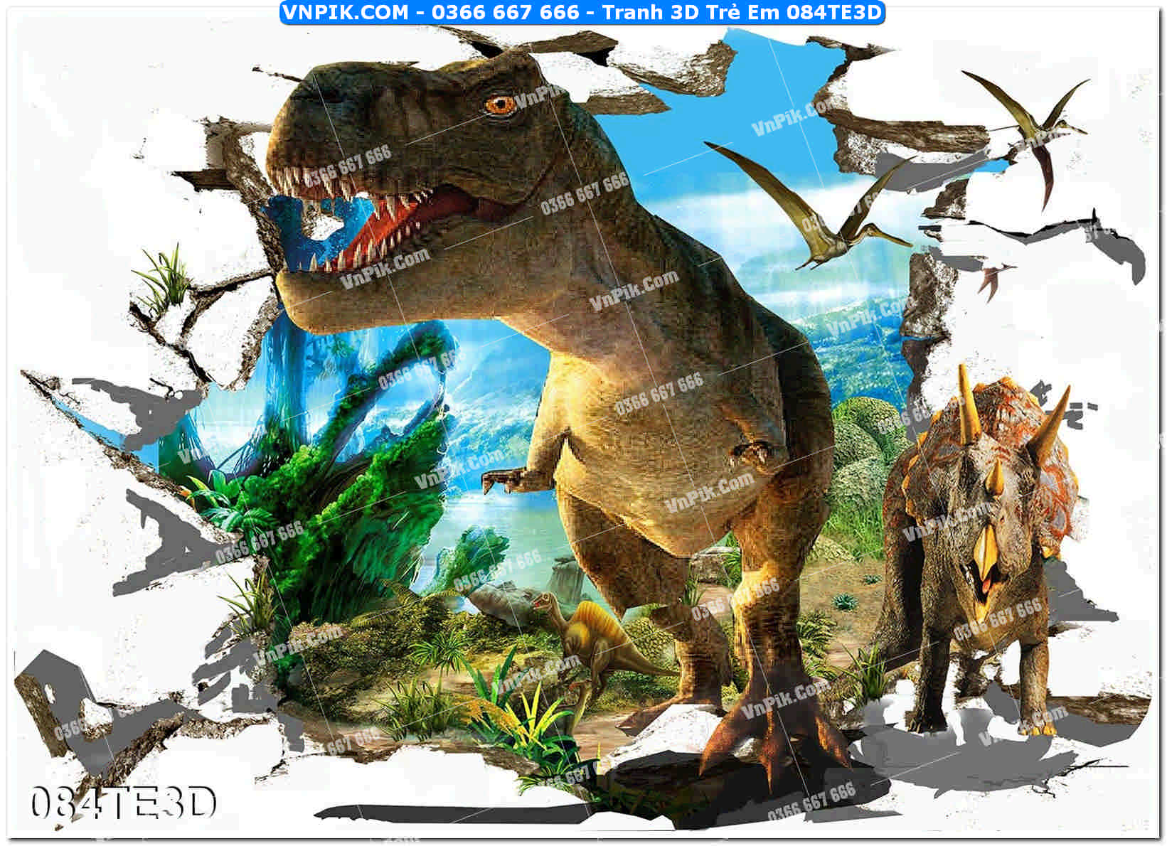 Tranh 3D Trẻ Em 084TE3D