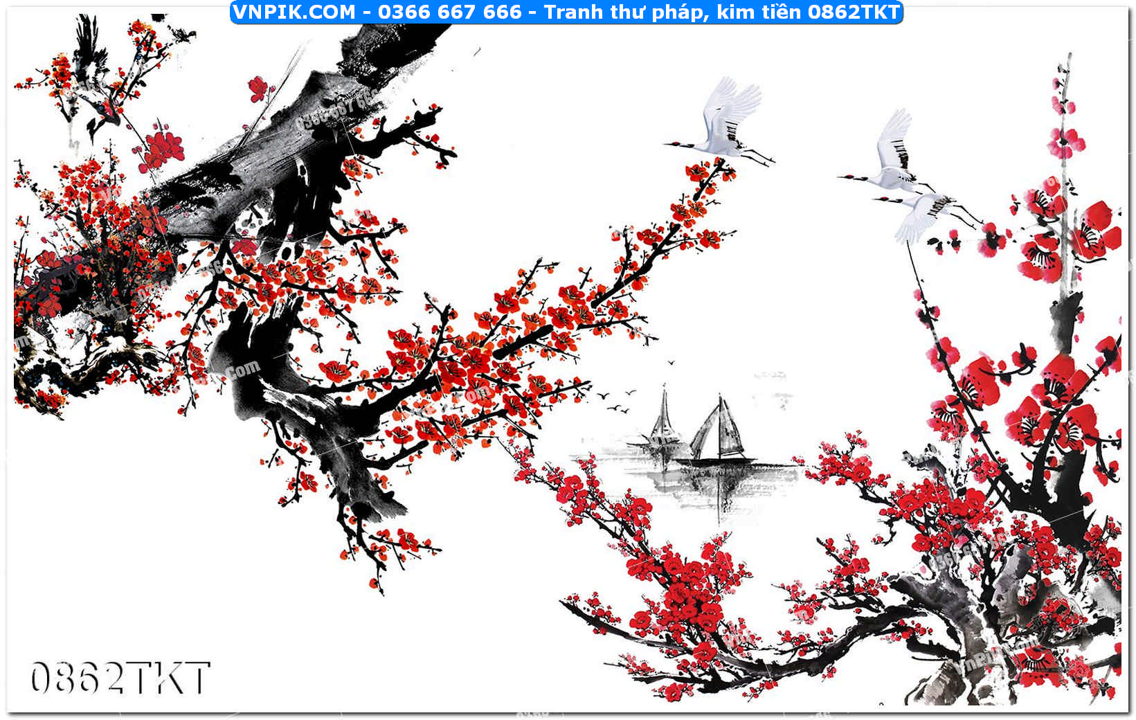 Tranh Thư Pháp – Kim Tiền 0862TKT