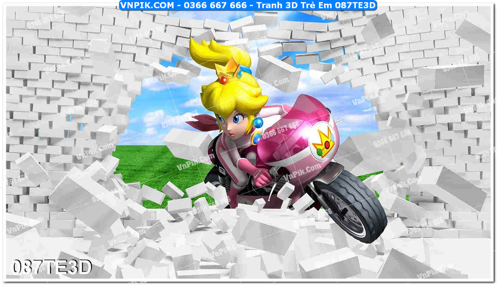 Tranh 3D Trẻ Em 087TE3D