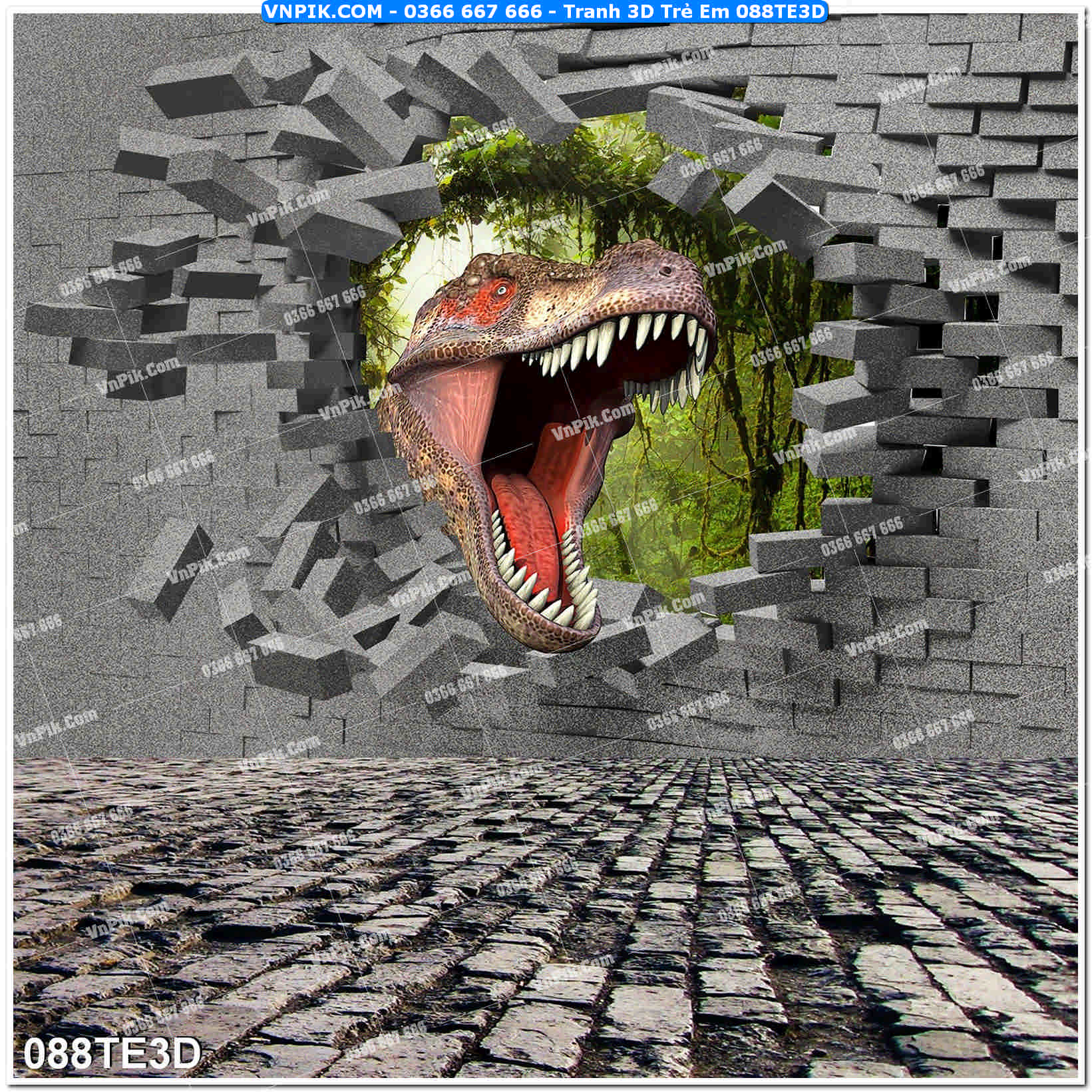 Tranh 3D Trẻ Em 088TE3D