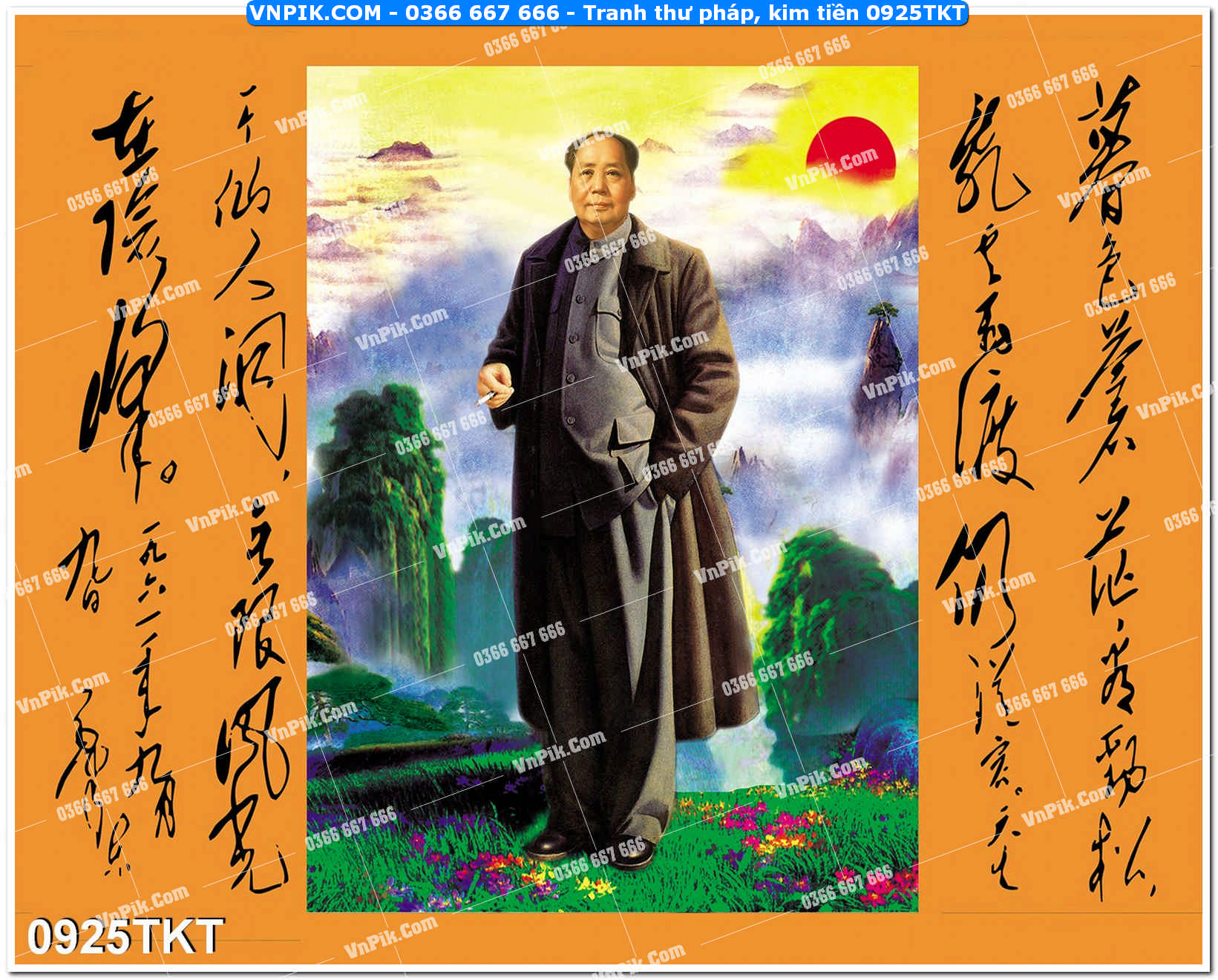 Tranh Thư Pháp – Kim Tiền 0925TKT