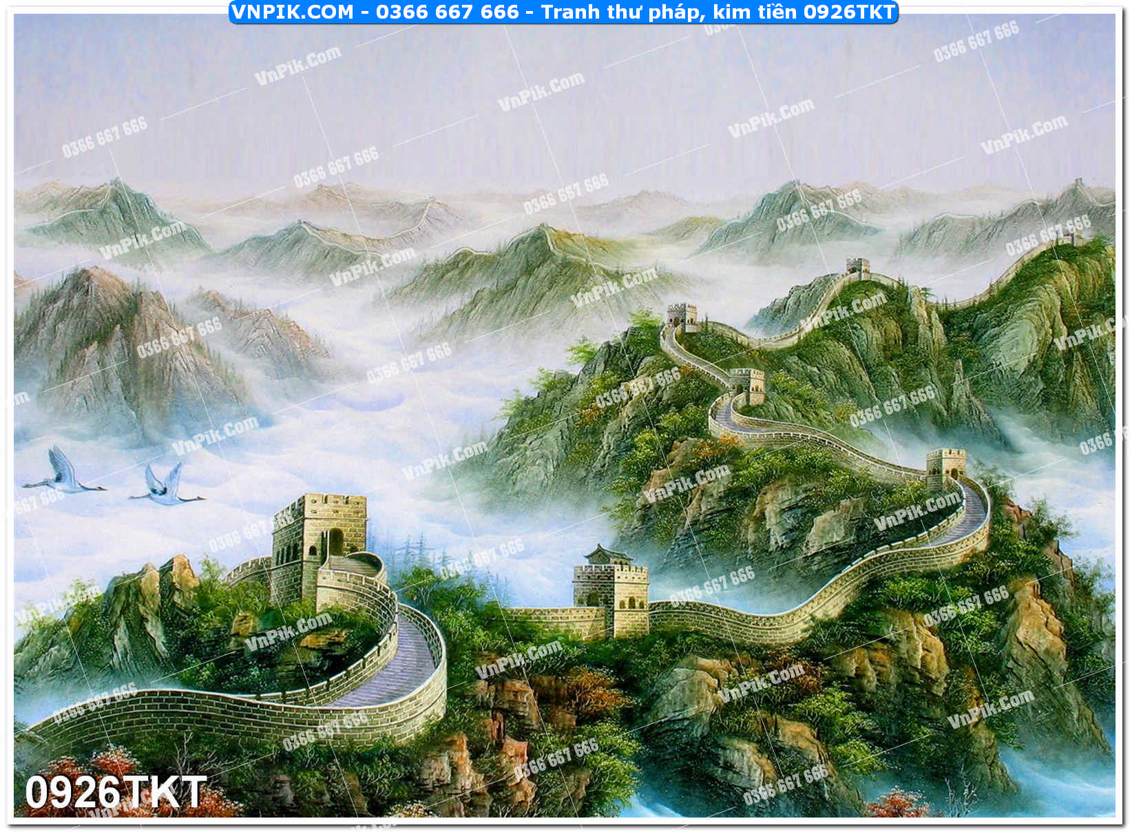 Tranh Thư Pháp – Kim Tiền 0926TKT