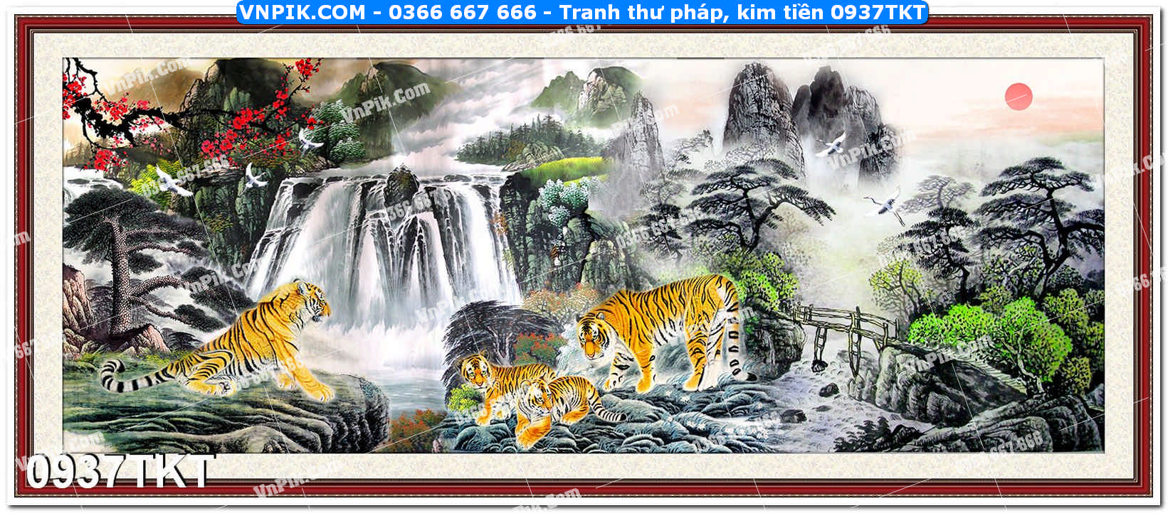 Tranh Thư Pháp – Kim Tiền 0937TKT