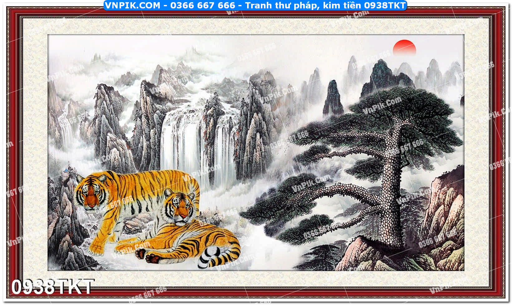 Tranh Thư Pháp – Kim Tiền 0938TKT