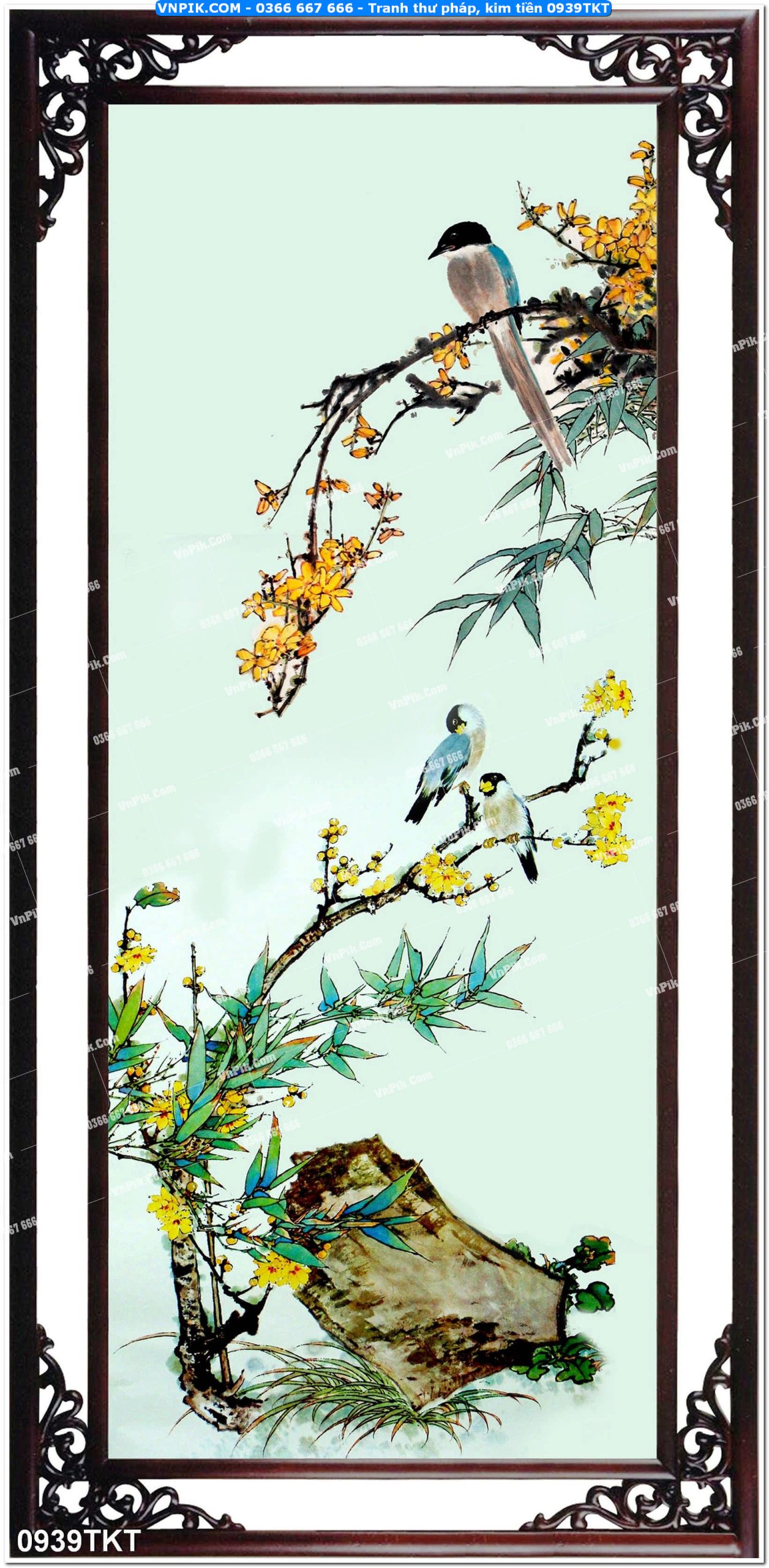 Tranh Thư Pháp – Kim Tiền 0939TKT