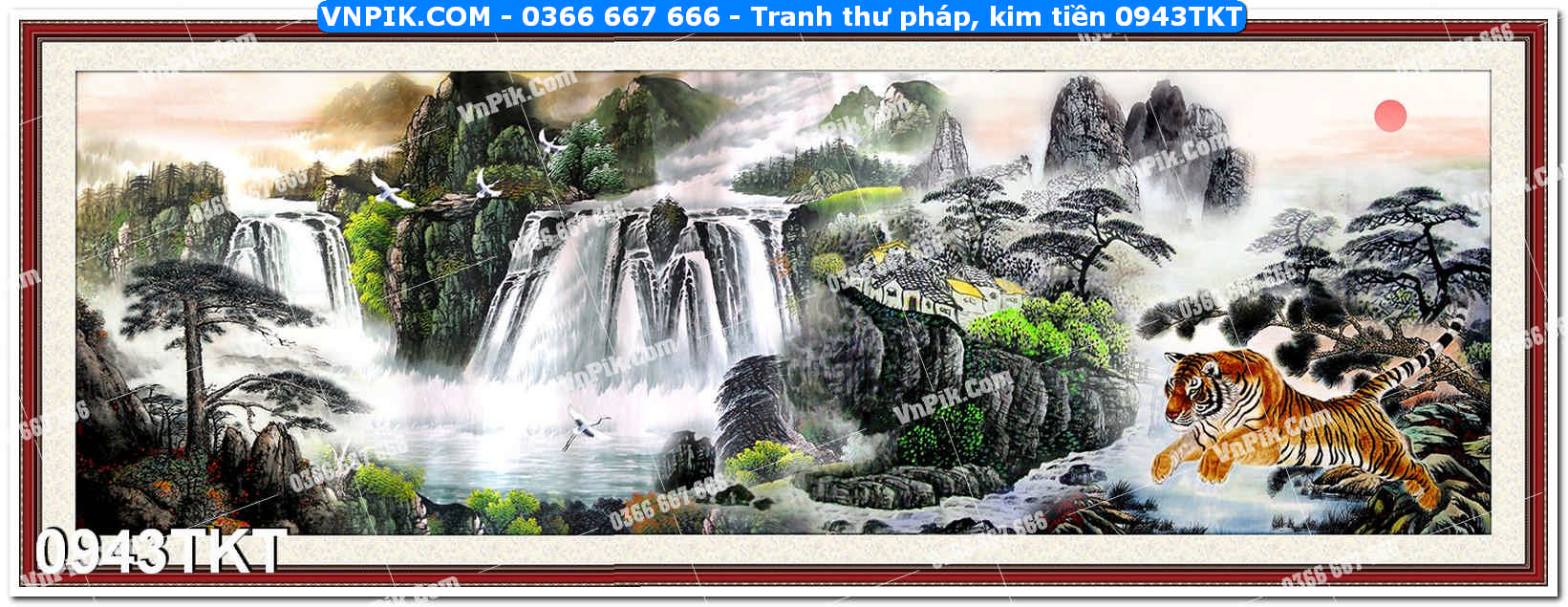 Tranh Thư Pháp – Kim Tiền 0943TKT