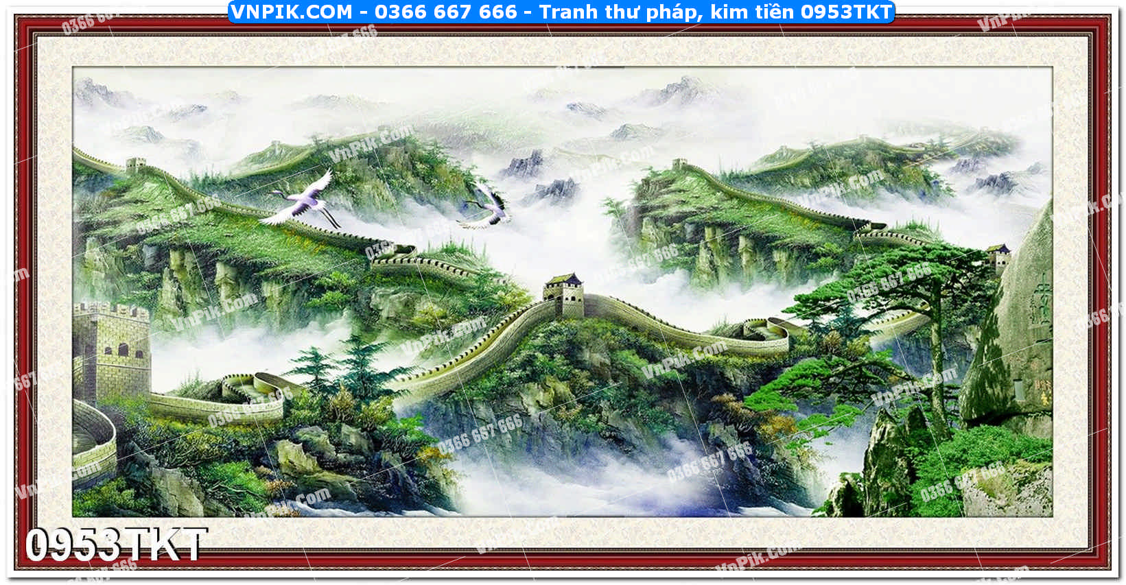 Tranh Thư Pháp – Kim Tiền 0953TKT