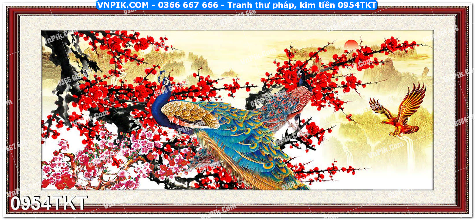 Tranh Thư Pháp – Kim Tiền 0954TKT