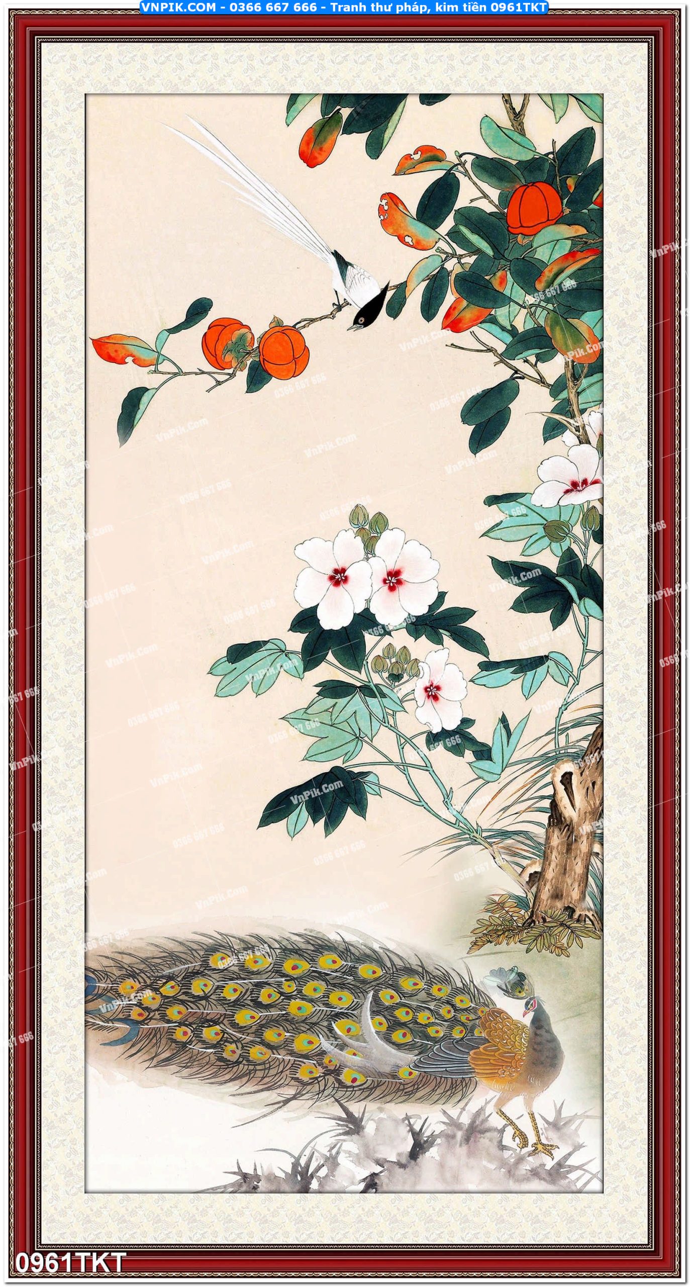 Tranh Thư Pháp – Kim Tiền 0961TKT