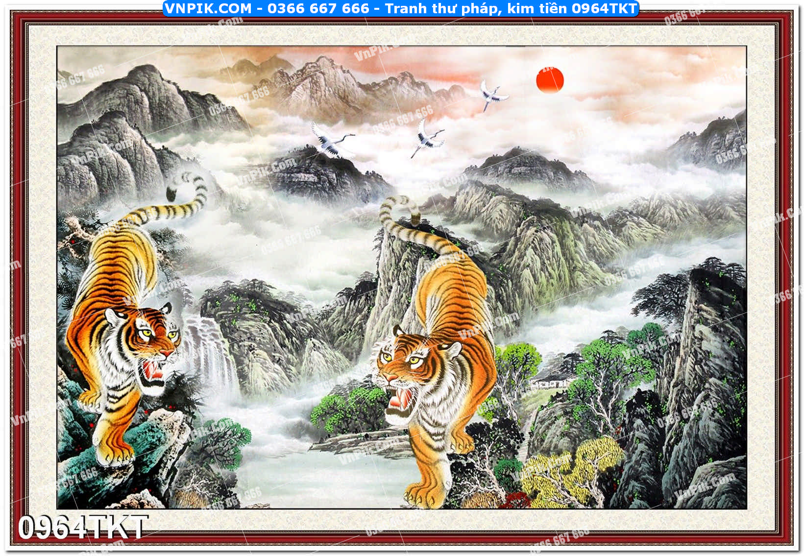 Tranh Thư Pháp – Kim Tiền 0964TKT