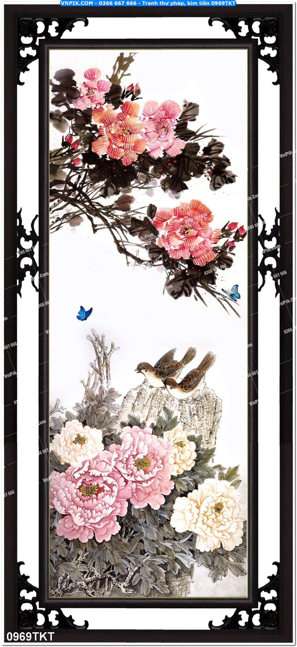 Tranh Thư Pháp – Kim Tiền 0969TKT