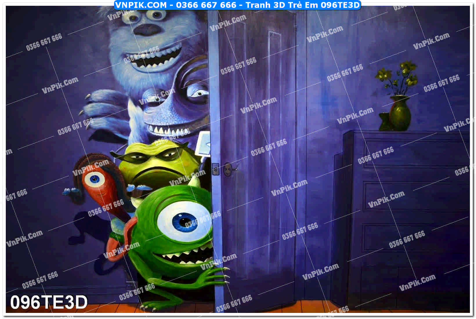 Tranh 3D Trẻ Em 096TE3D