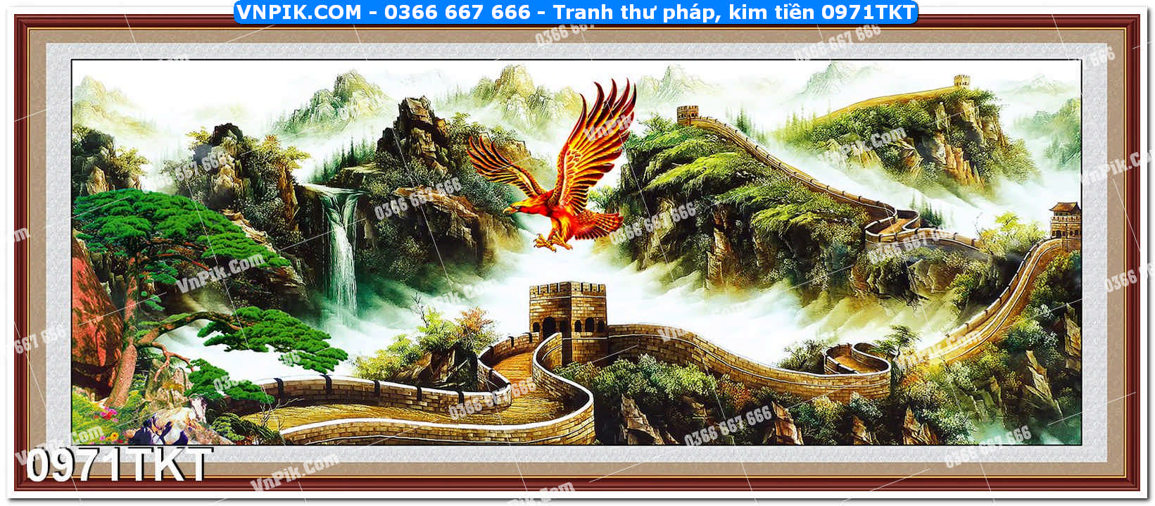 Tranh Thư Pháp – Kim Tiền 0971TKT