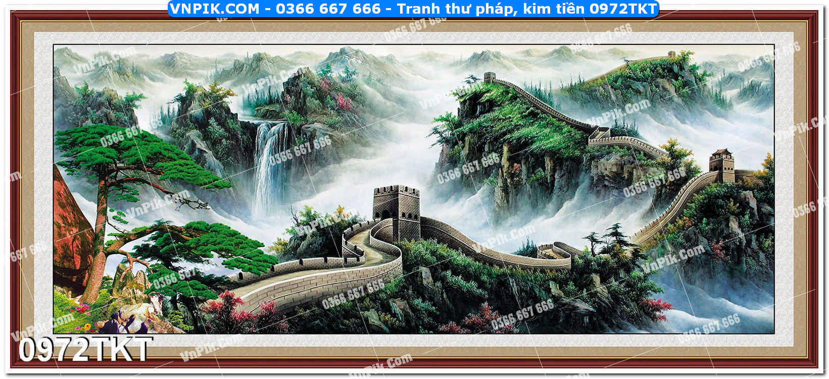 Tranh Thư Pháp – Kim Tiền 0972TKT