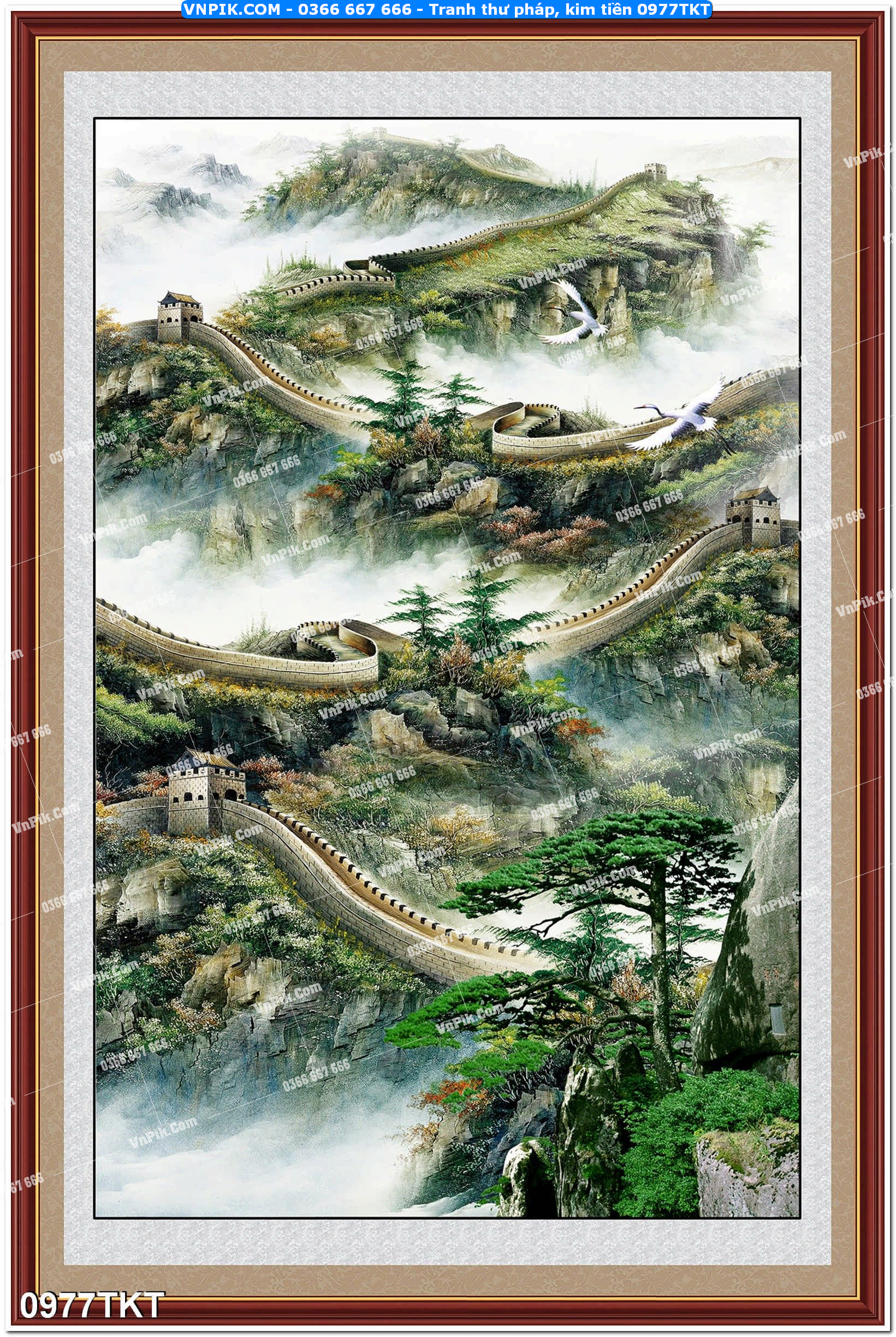 Tranh Thư Pháp – Kim Tiền 0977TKT