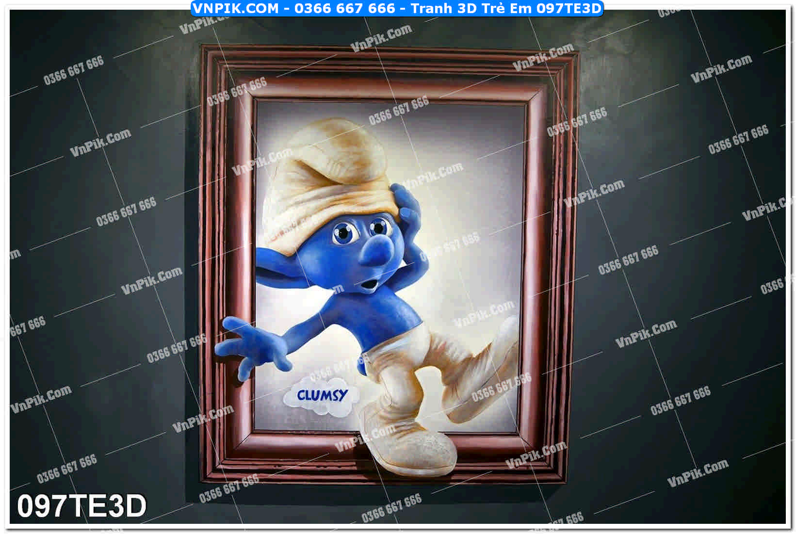 Tranh 3D Trẻ Em 097TE3D