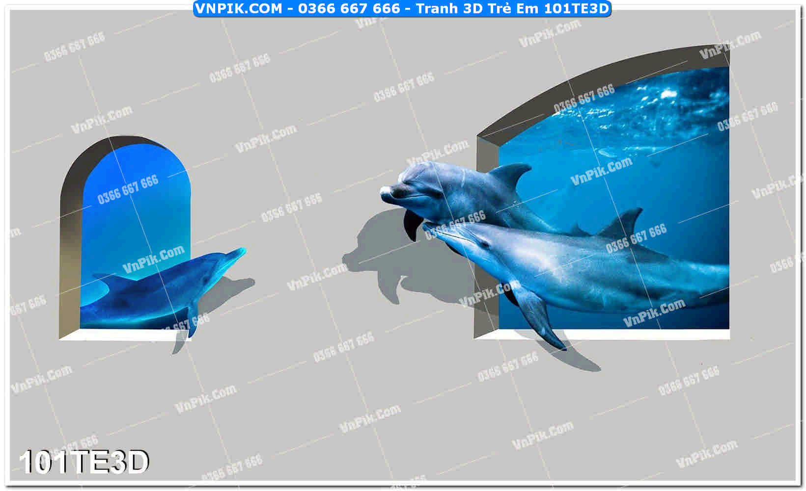 Tranh 3D Trẻ Em 101TE3D