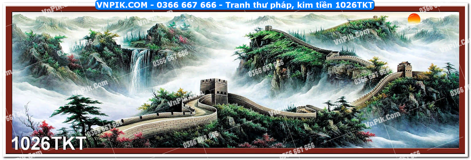Tranh Thư Pháp – Kim Tiền 1026TKT