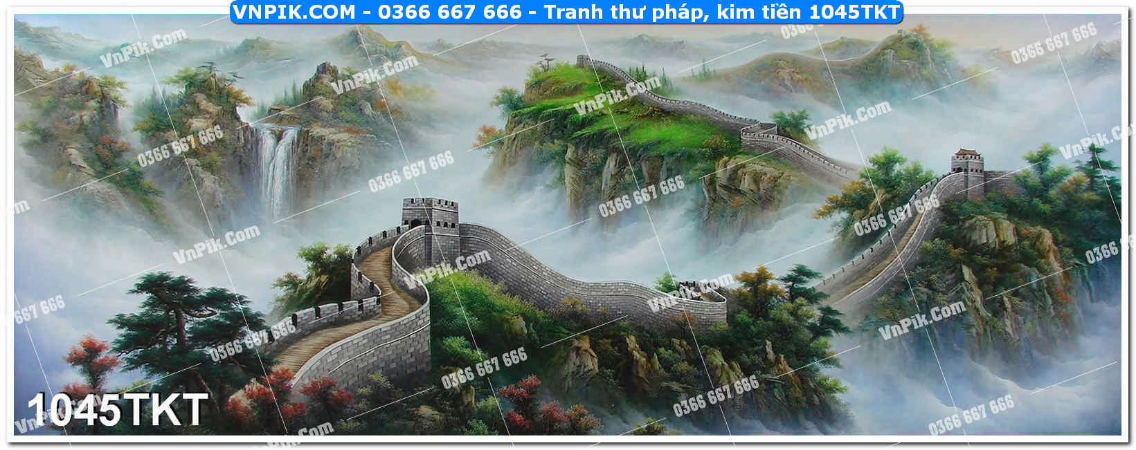 Tranh Thư Pháp – Kim Tiền 1045TKT