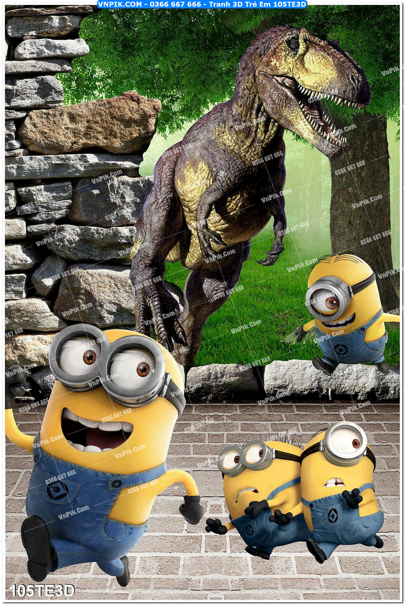 Tranh 3D Trẻ Em 105TE3D