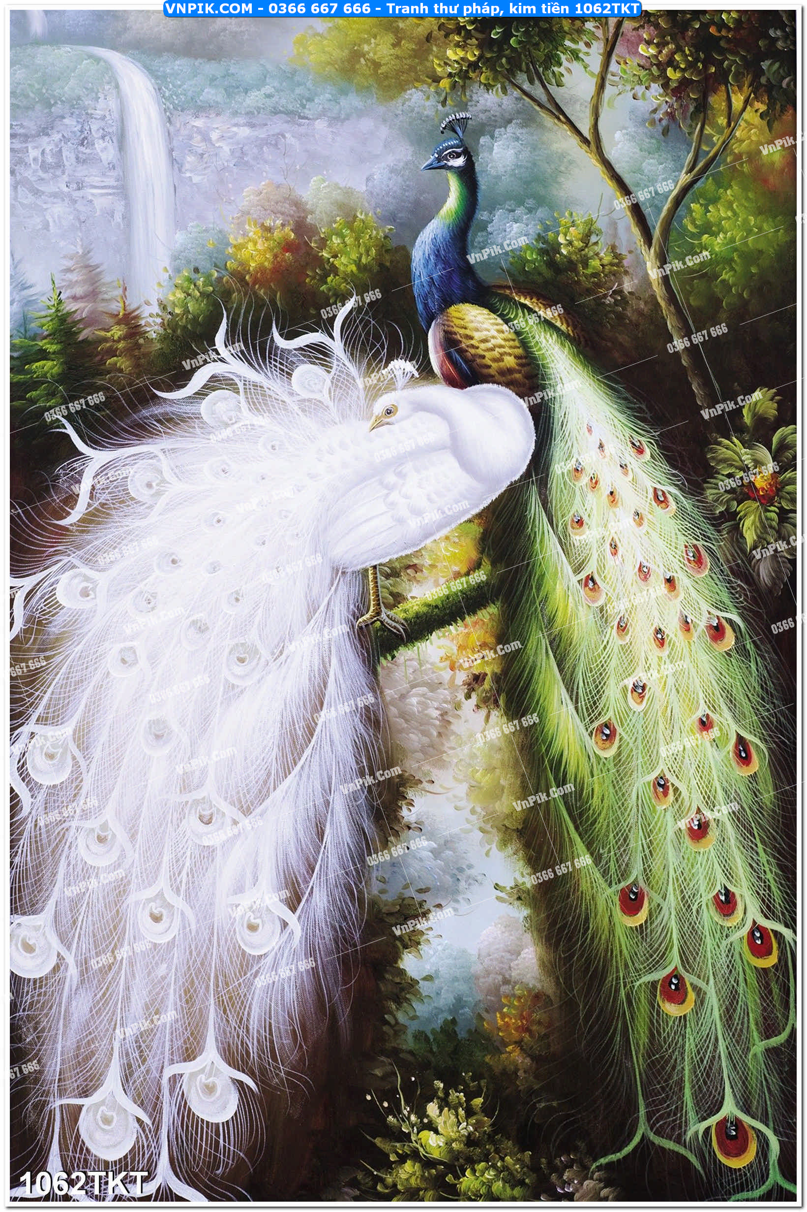 Tranh Thư Pháp – Kim Tiền 1062TKT