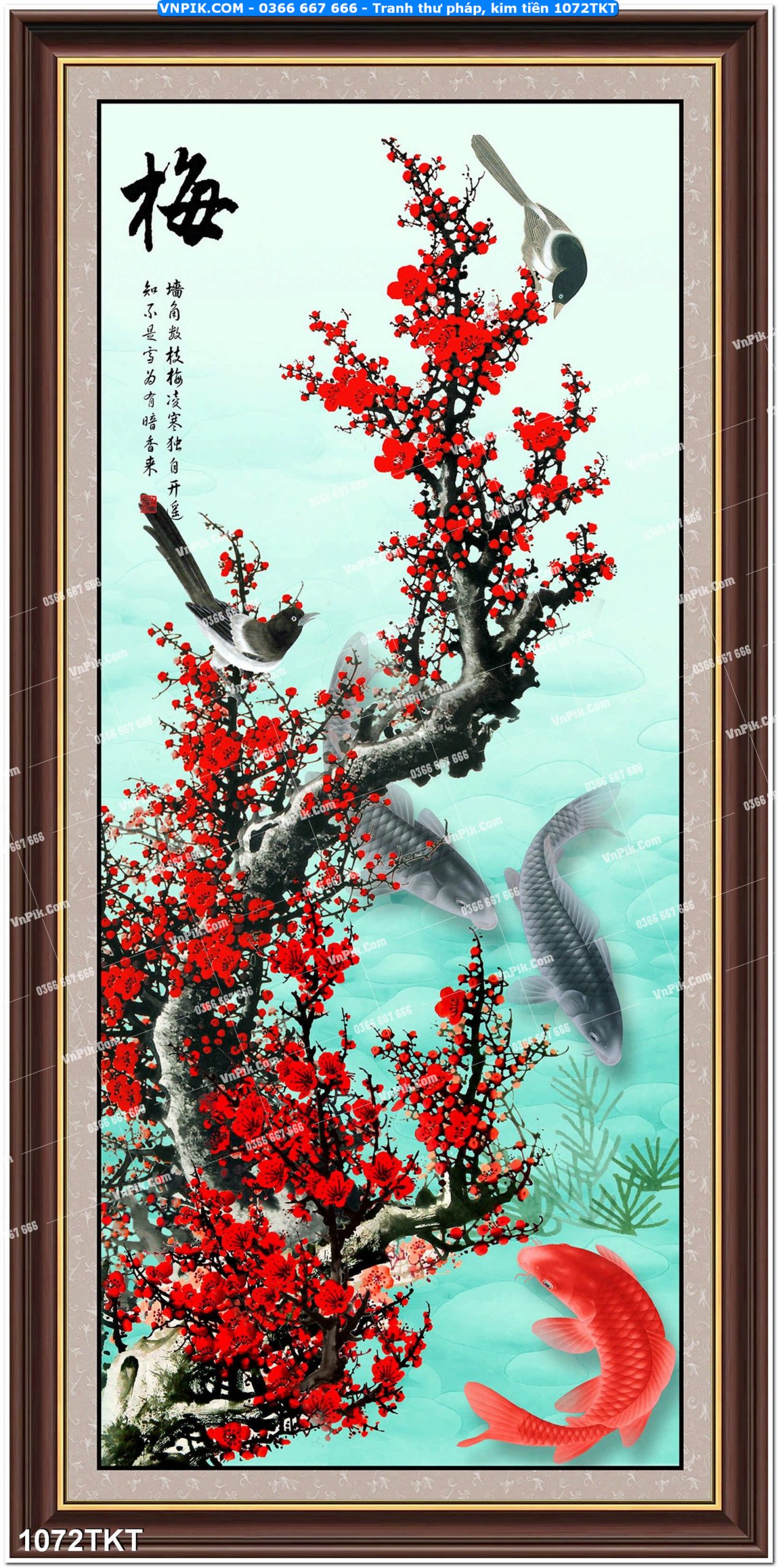 Tranh Thư Pháp – Kim Tiền 1072TKT