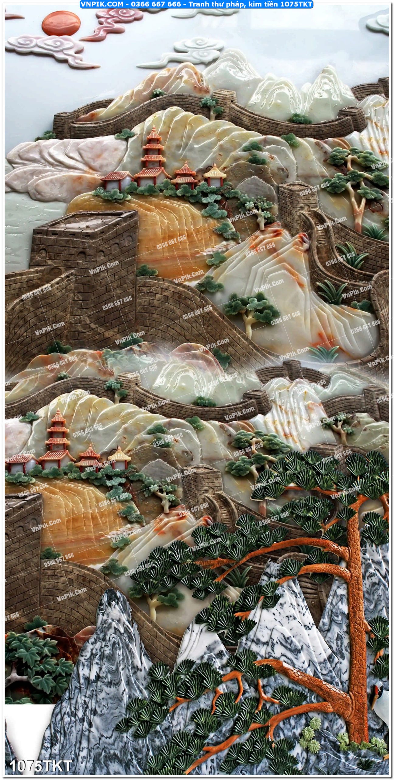 Tranh Thư Pháp – Kim Tiền 1075TKT