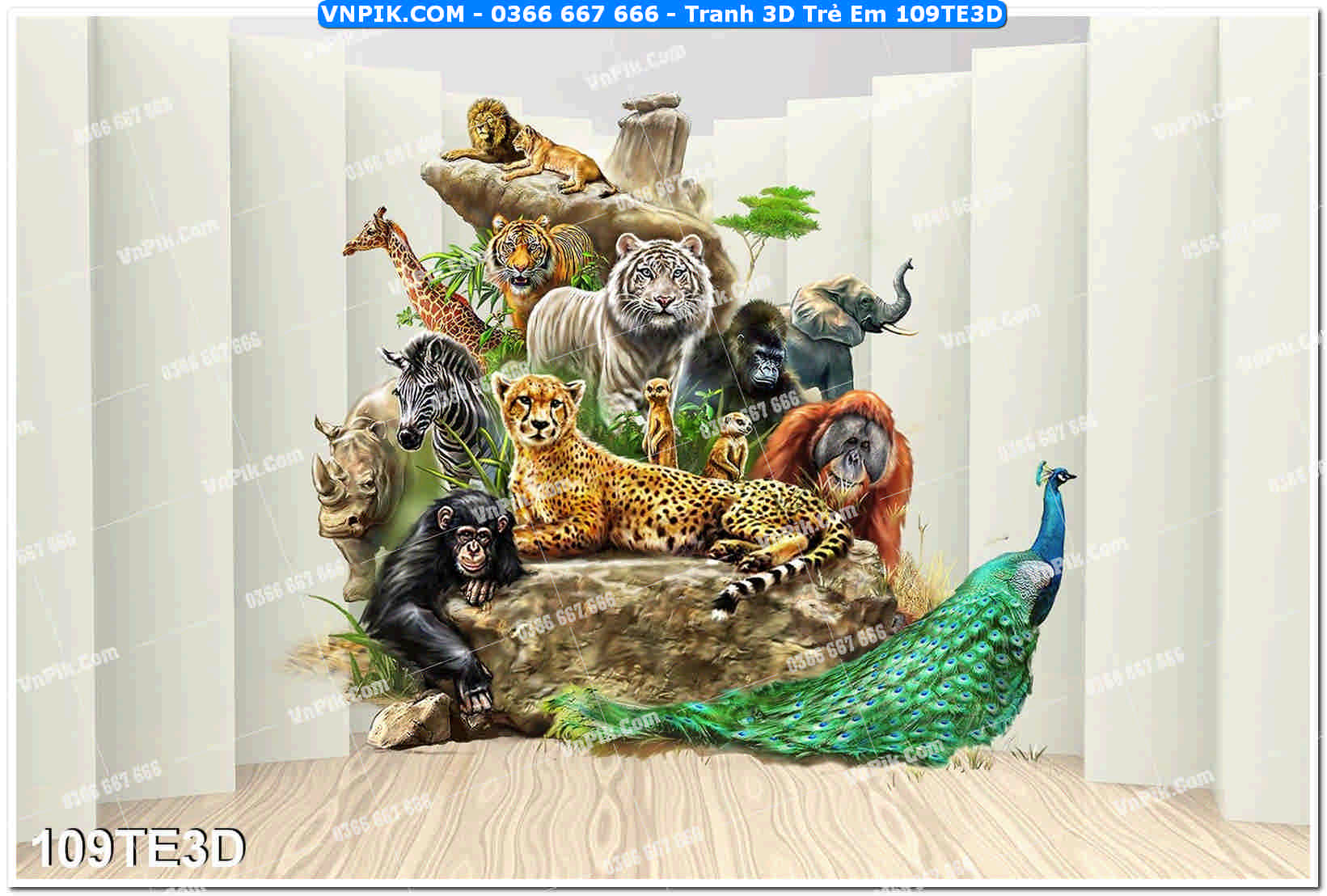 Tranh 3D Trẻ Em 109TE3D