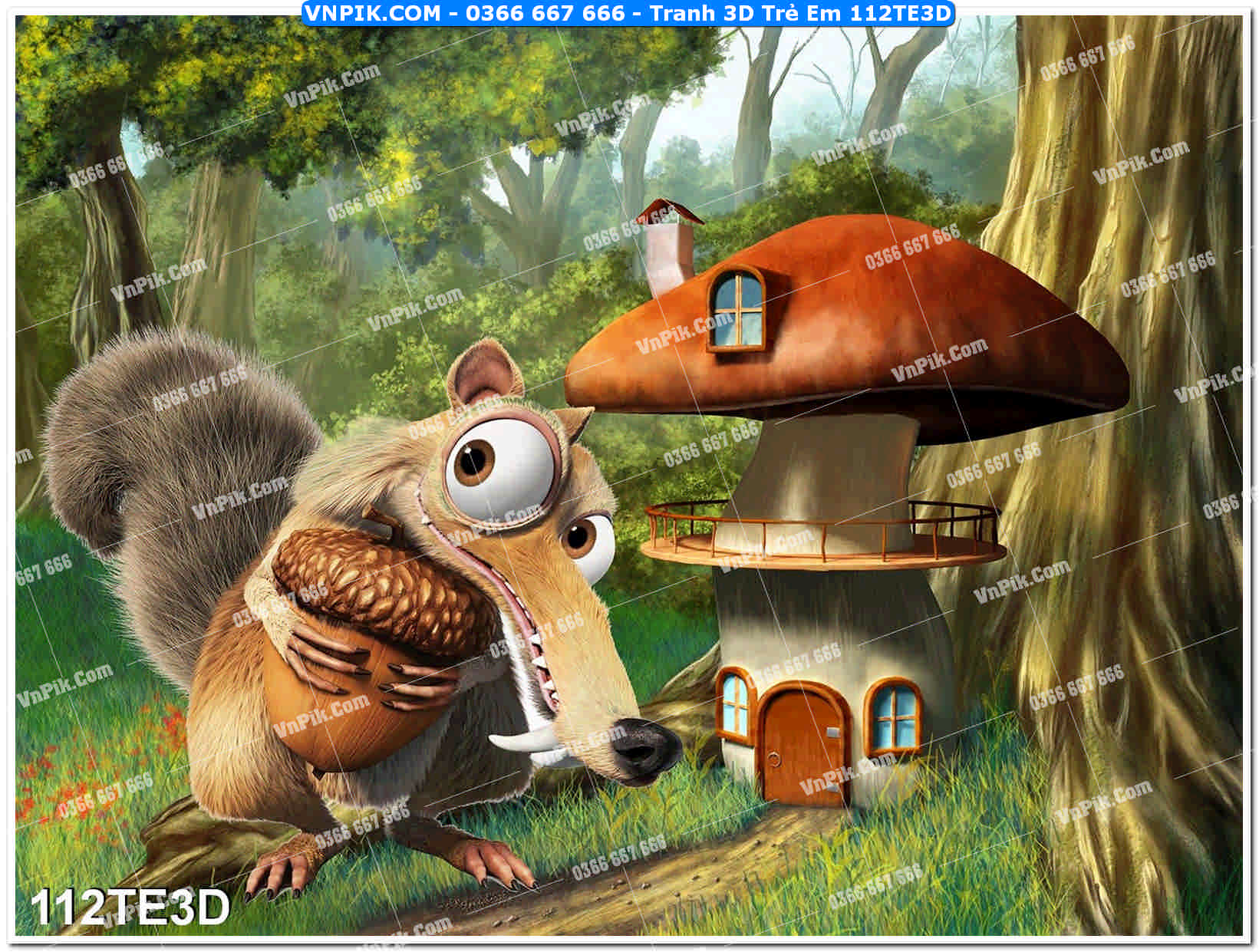 Tranh 3D Trẻ Em 112TE3D