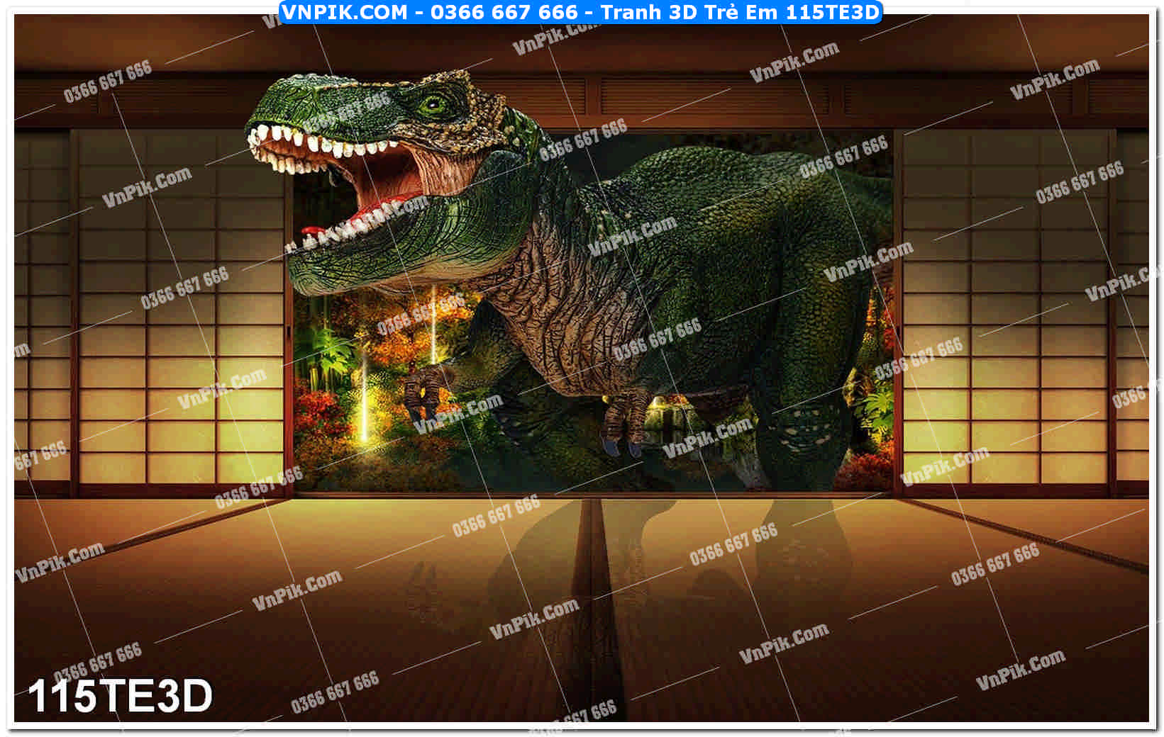 Tranh 3D Trẻ Em 115TE3D