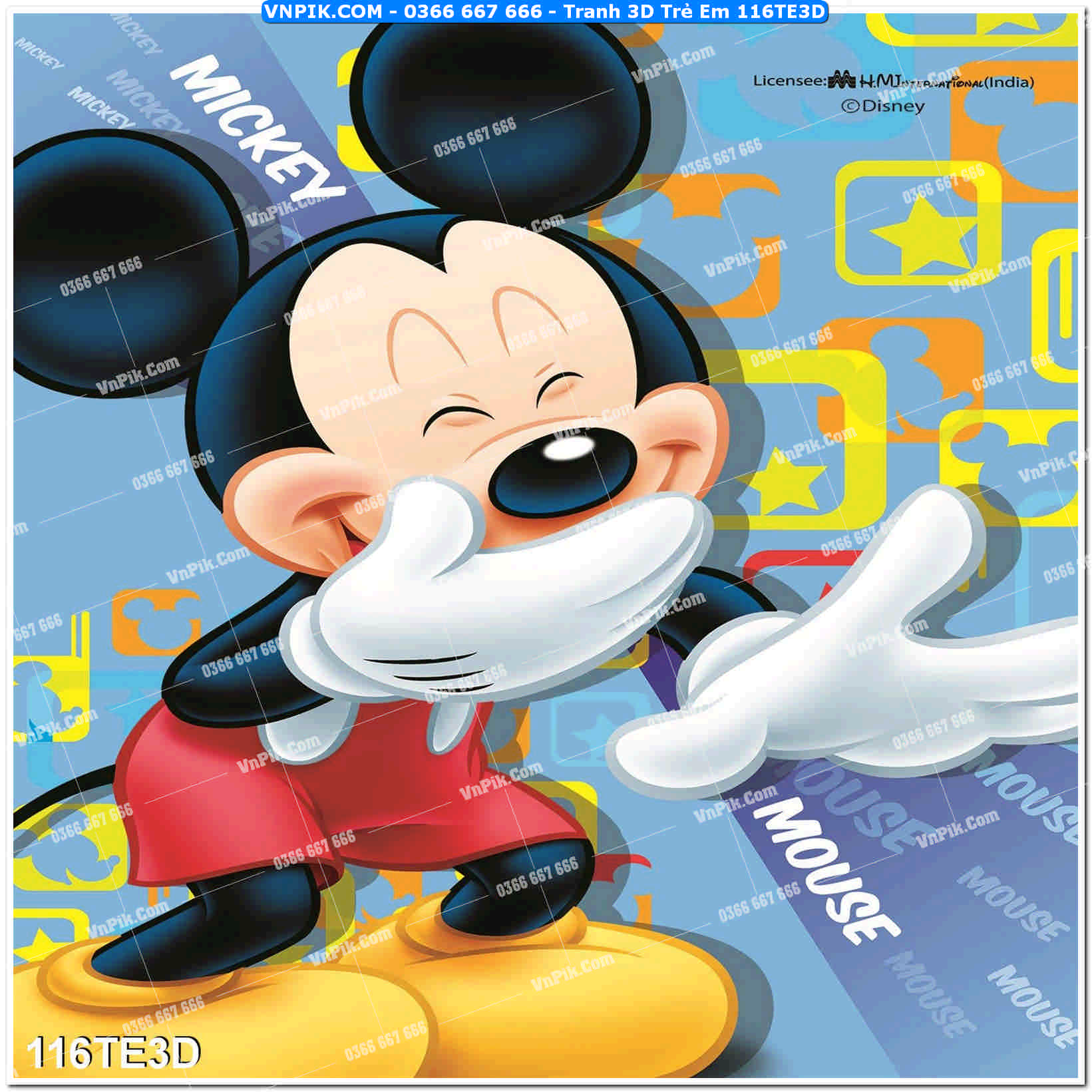 Tranh 3D Trẻ Em 116TE3D