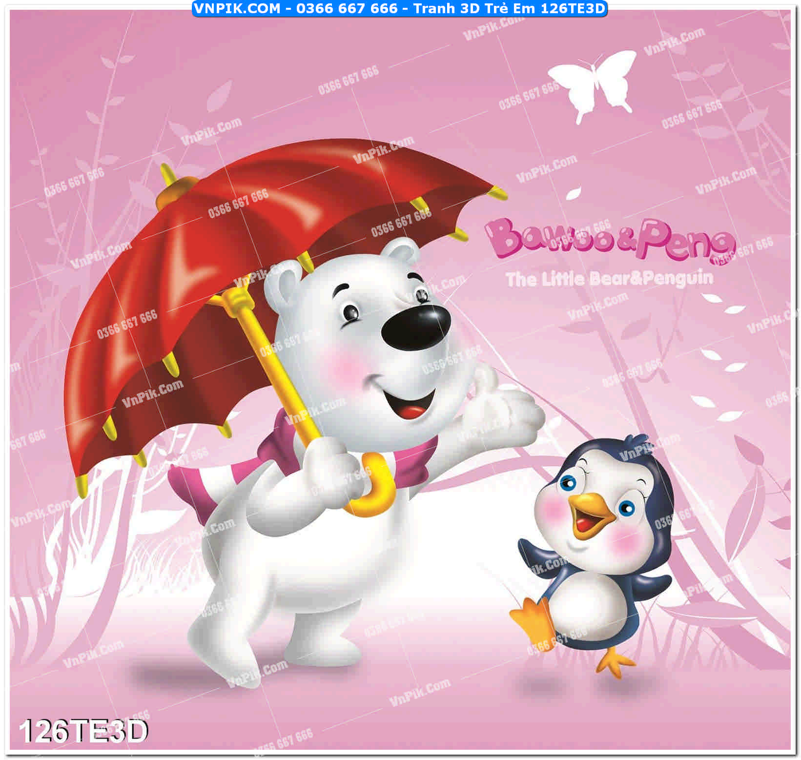 Tranh 3D Trẻ Em 126TE3D