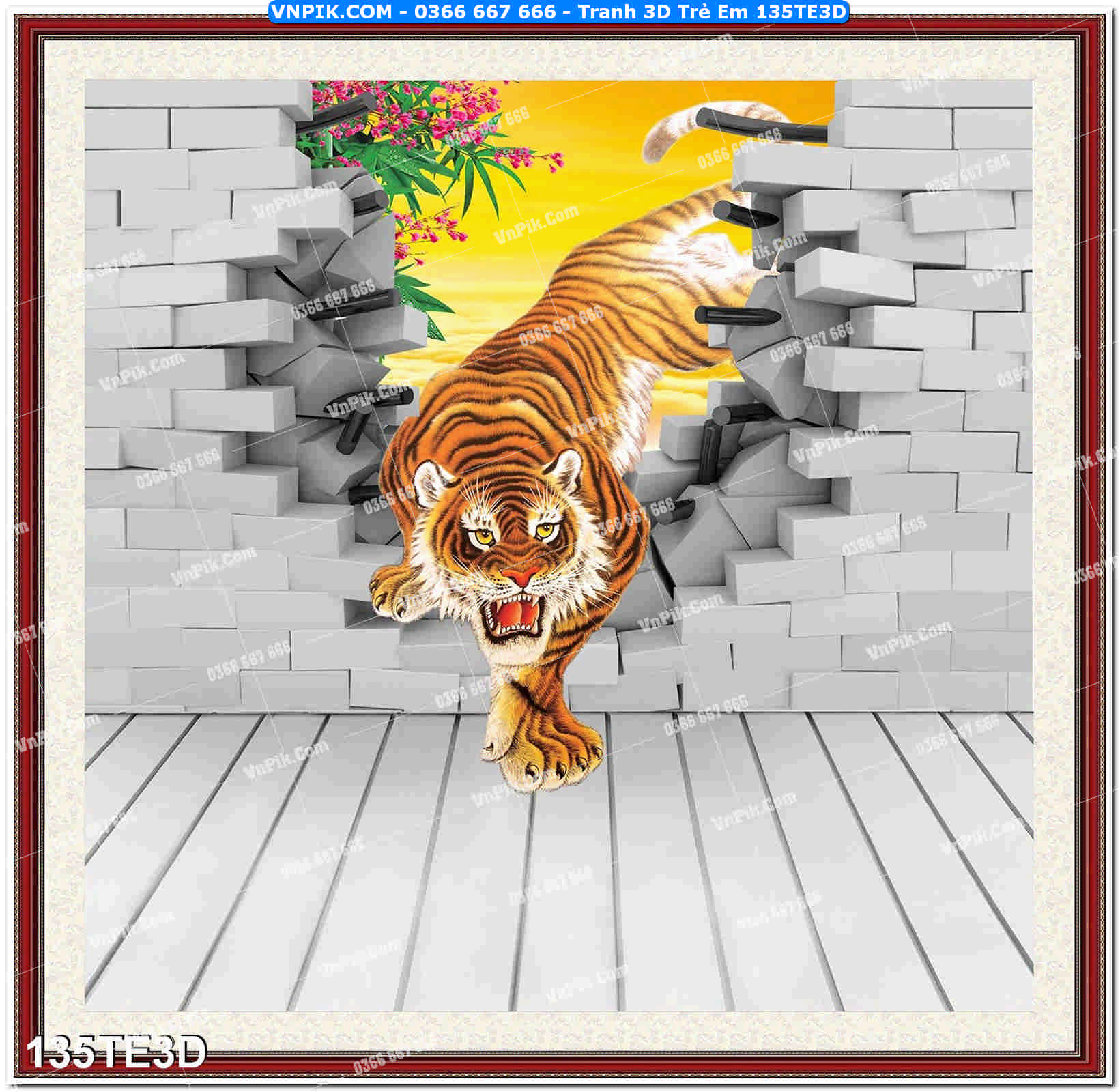 Tranh 3D Trẻ Em 135TE3D